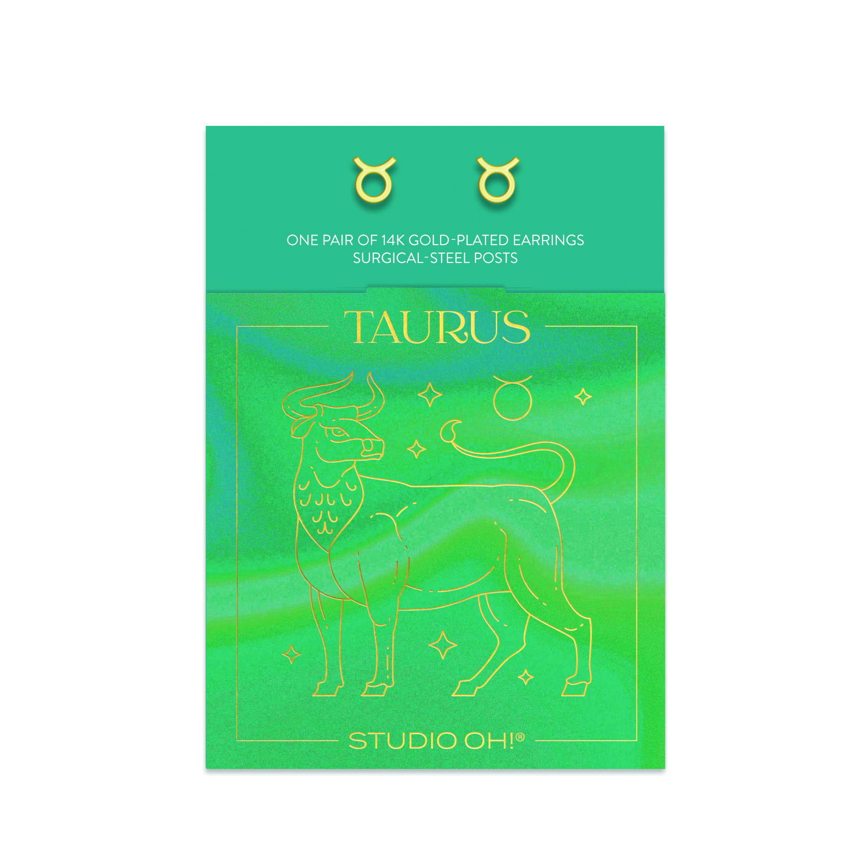 Picture of Taurus Zodiac Earrings