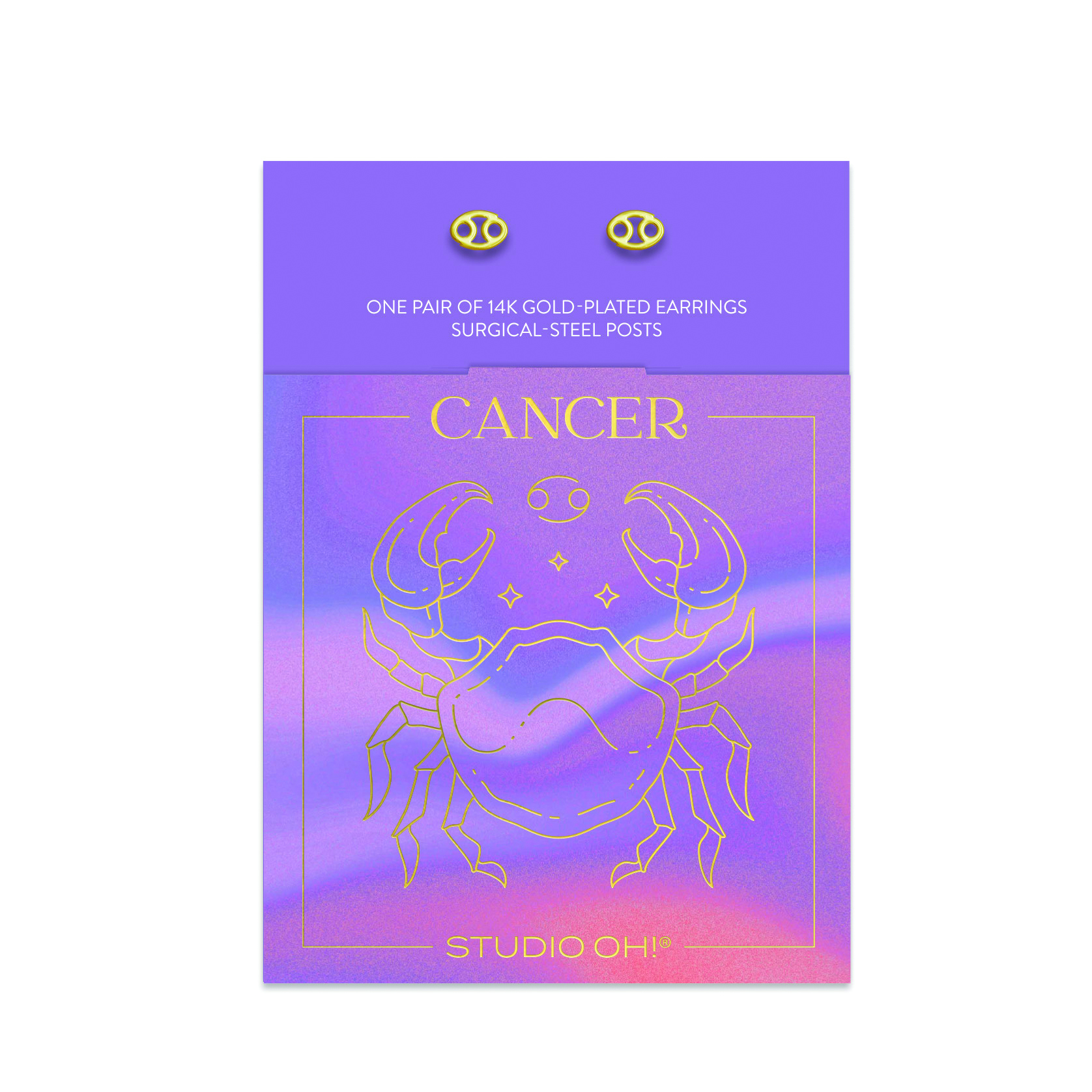 Picture of Cancer Zodiac Earrings