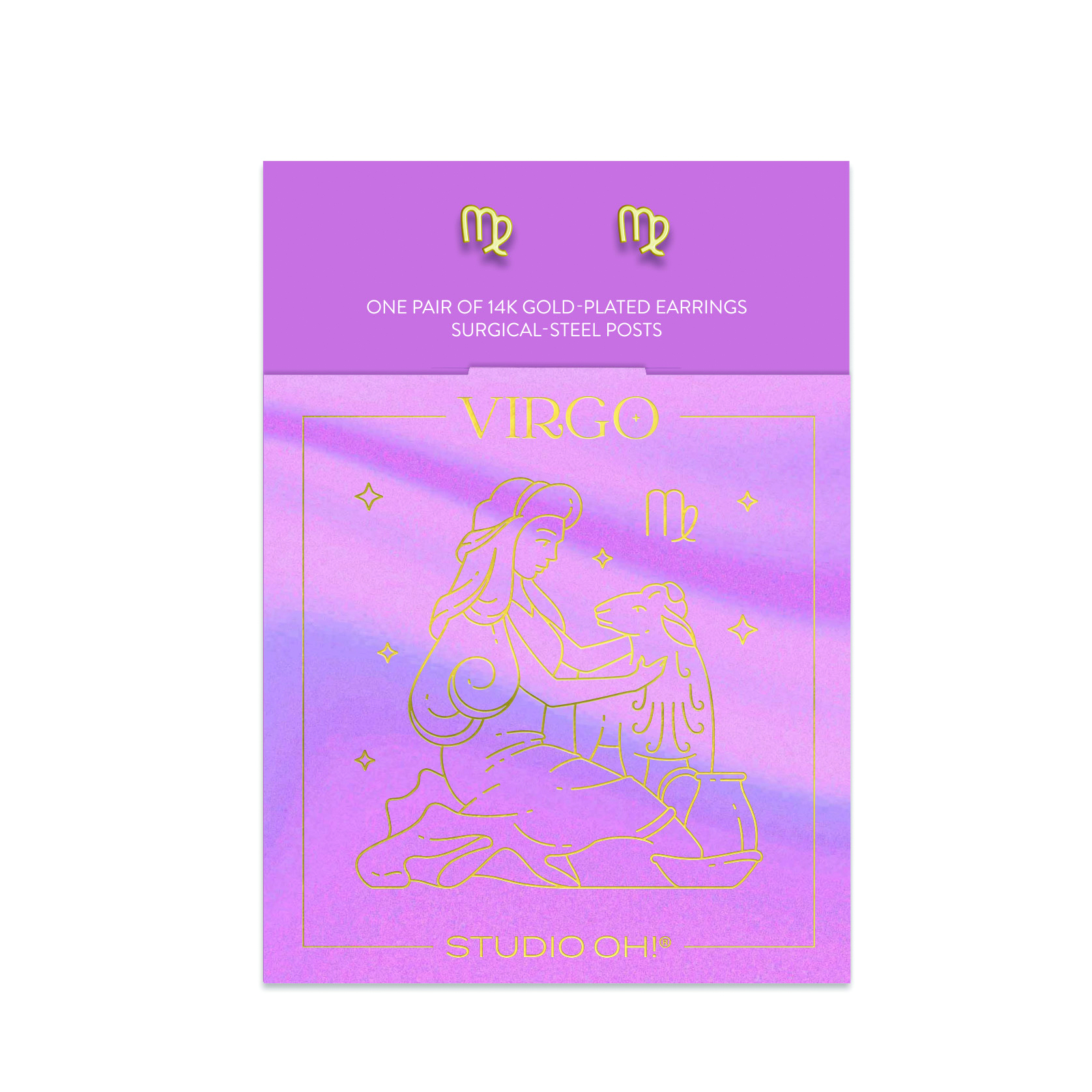 Picture of Virgo Zodiac Earrings