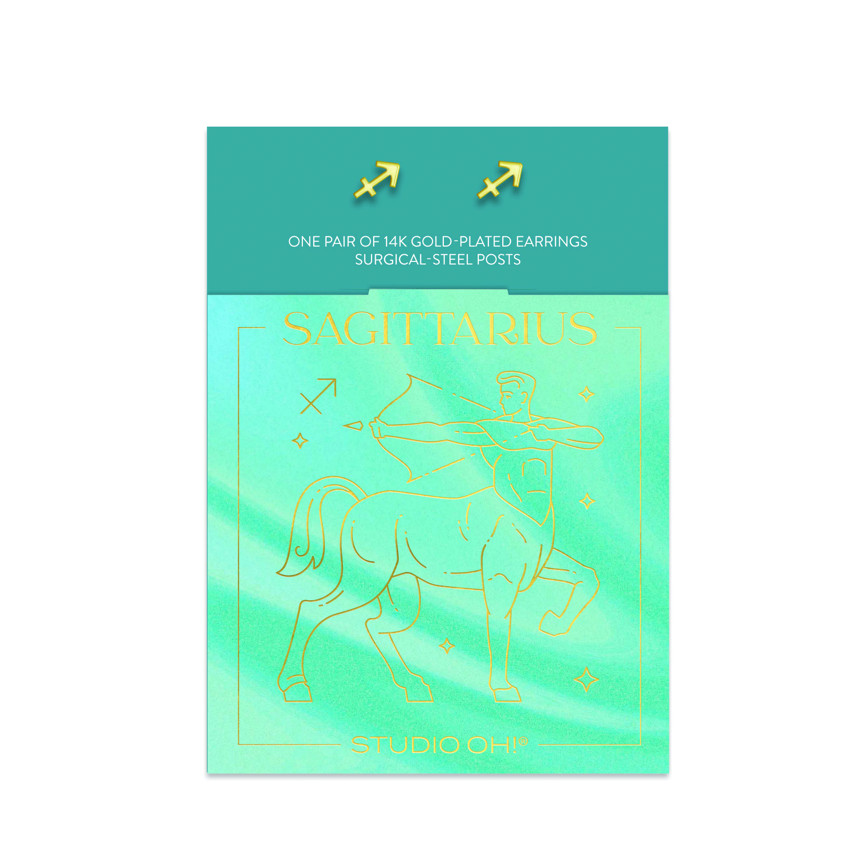 Picture of Sagittarius Zodiac Earrings