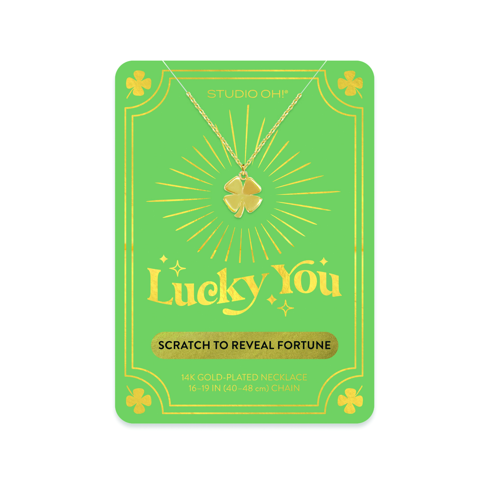 Picture of Four-Leaf Clover Lucky You Necklace