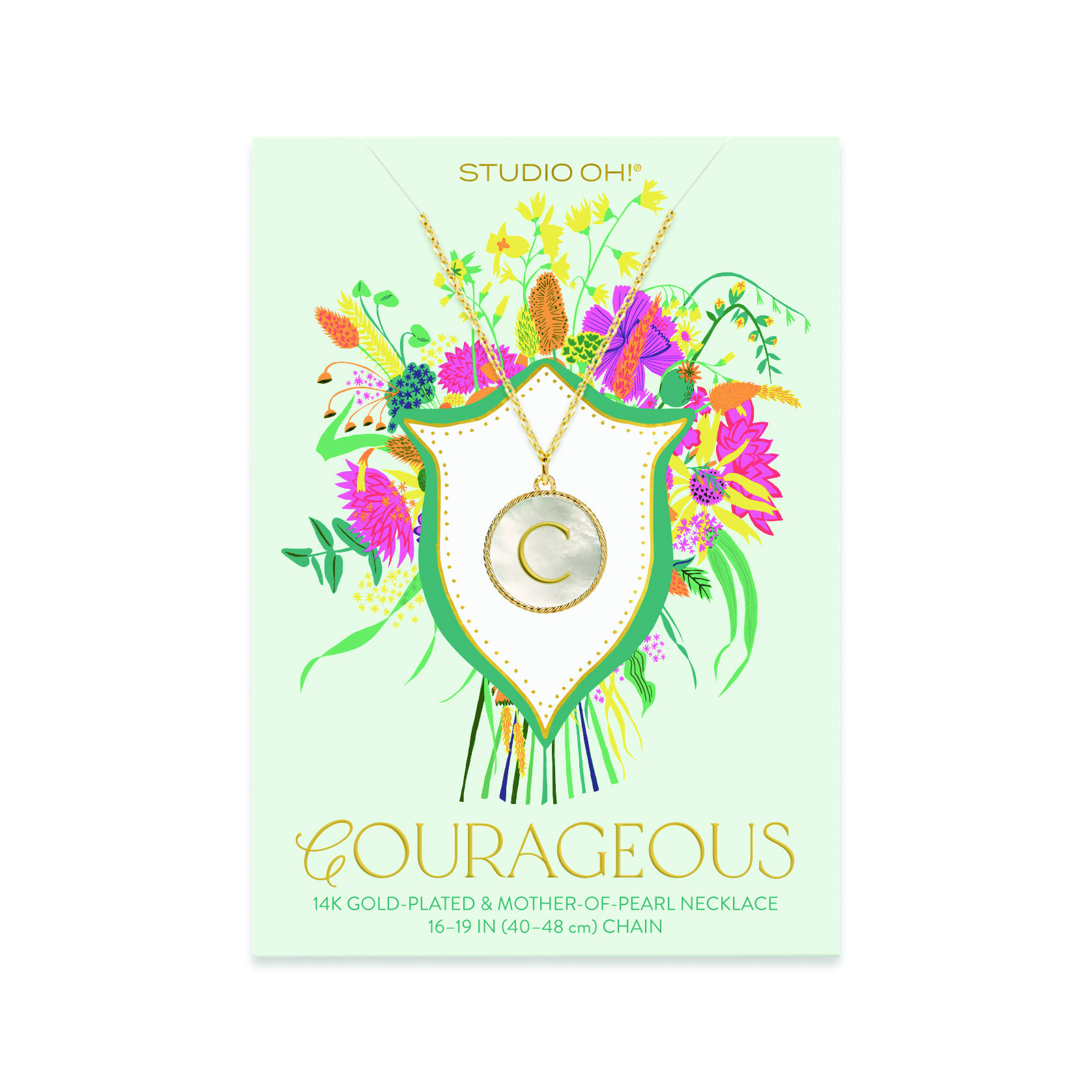 Picture of Courageous Monogram Necklace
