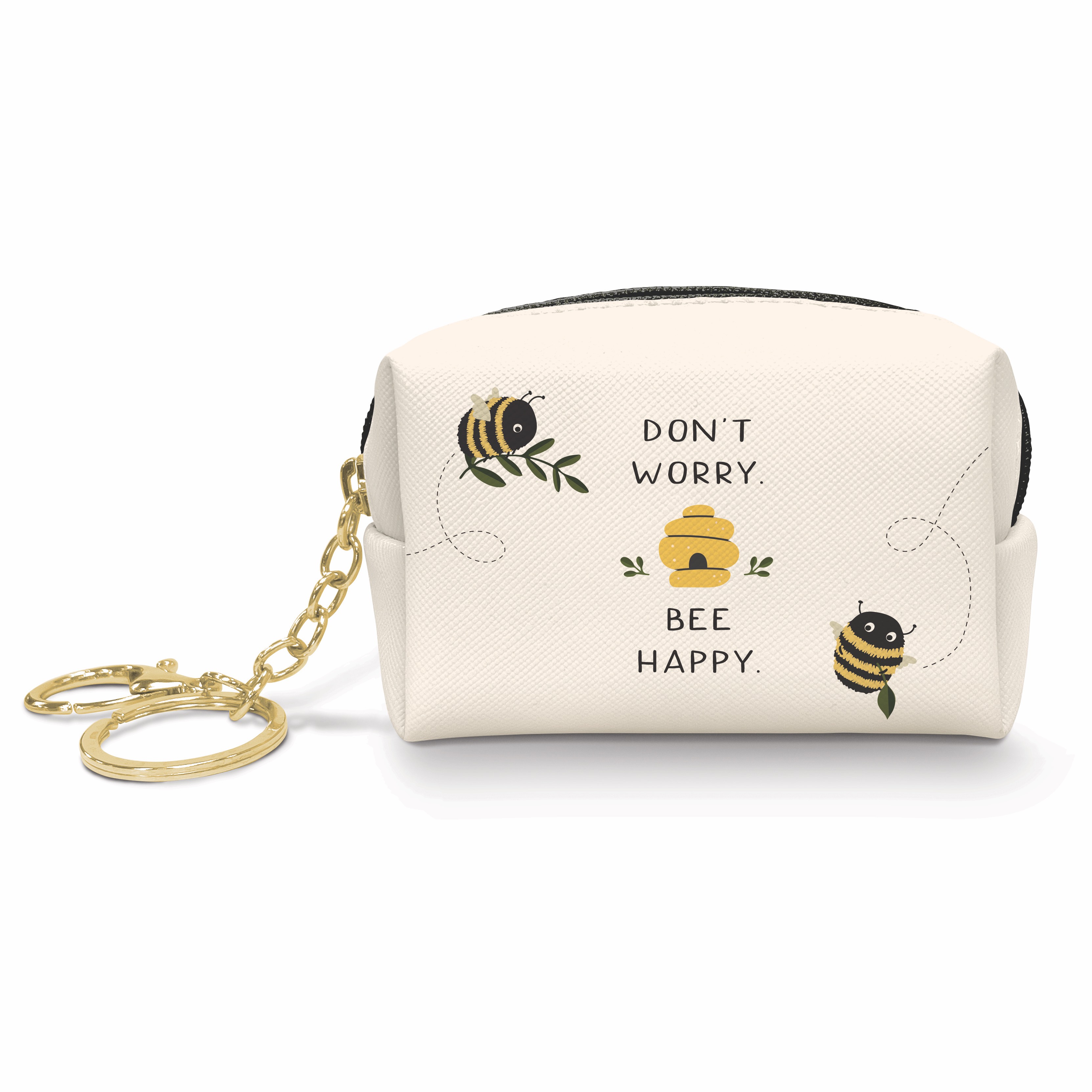 Picture of Don't Worry Bee Happy Key Chain Pouch