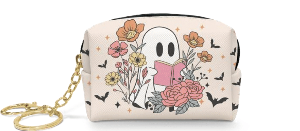 Picture of Reading in Peace Key Chain Pouch