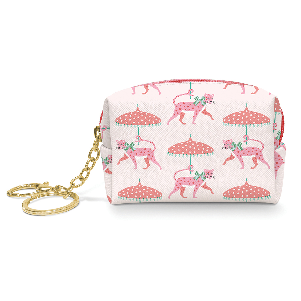 Picture of Leopard on Parade Key Chain Pouch
