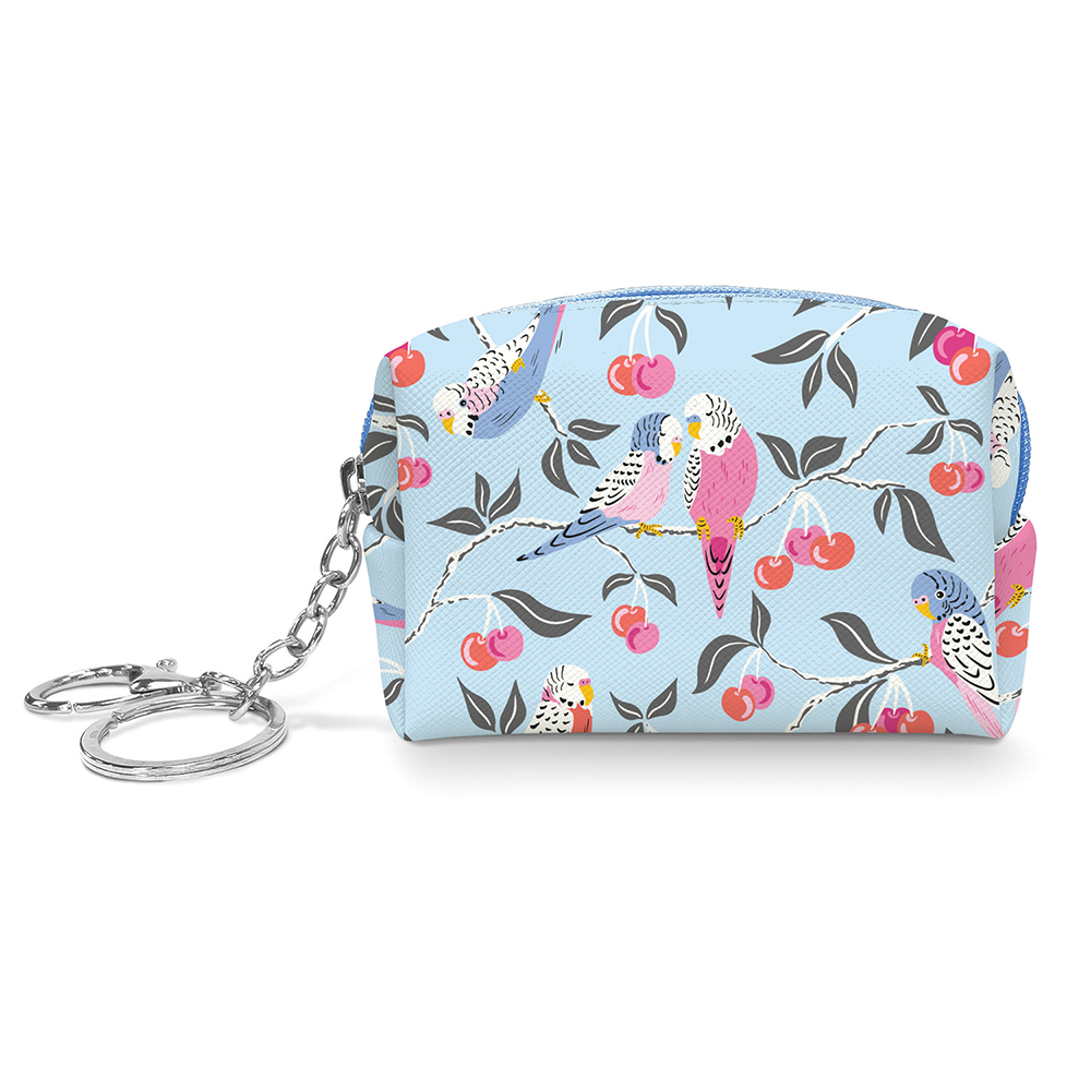 Picture of Birds in the Cherry Tree Key Chain Pouch