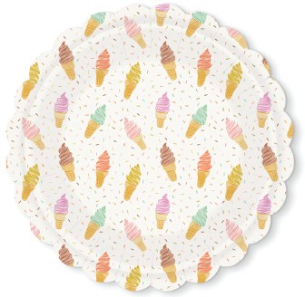 Picture of Cool & Creamy Scalloped Luncheon Plates