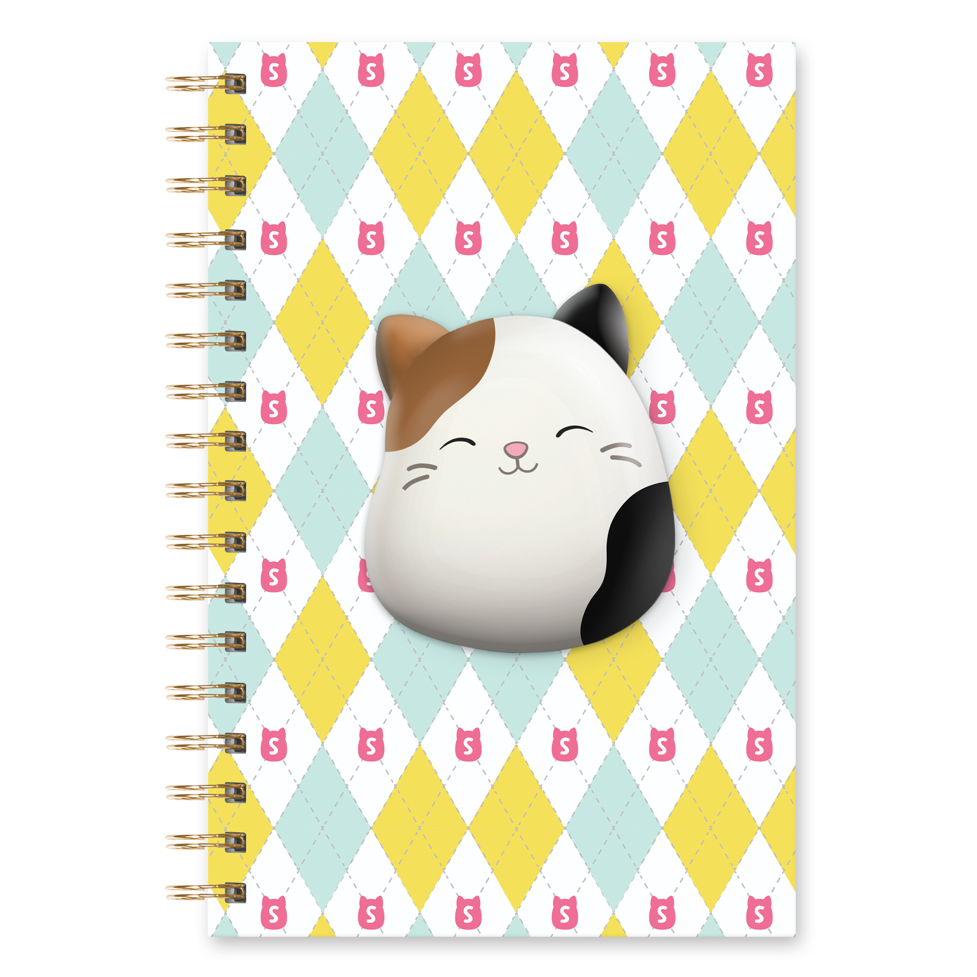 Picture of Back-to-Campus Cam Medium Spiral Notebook with Squ