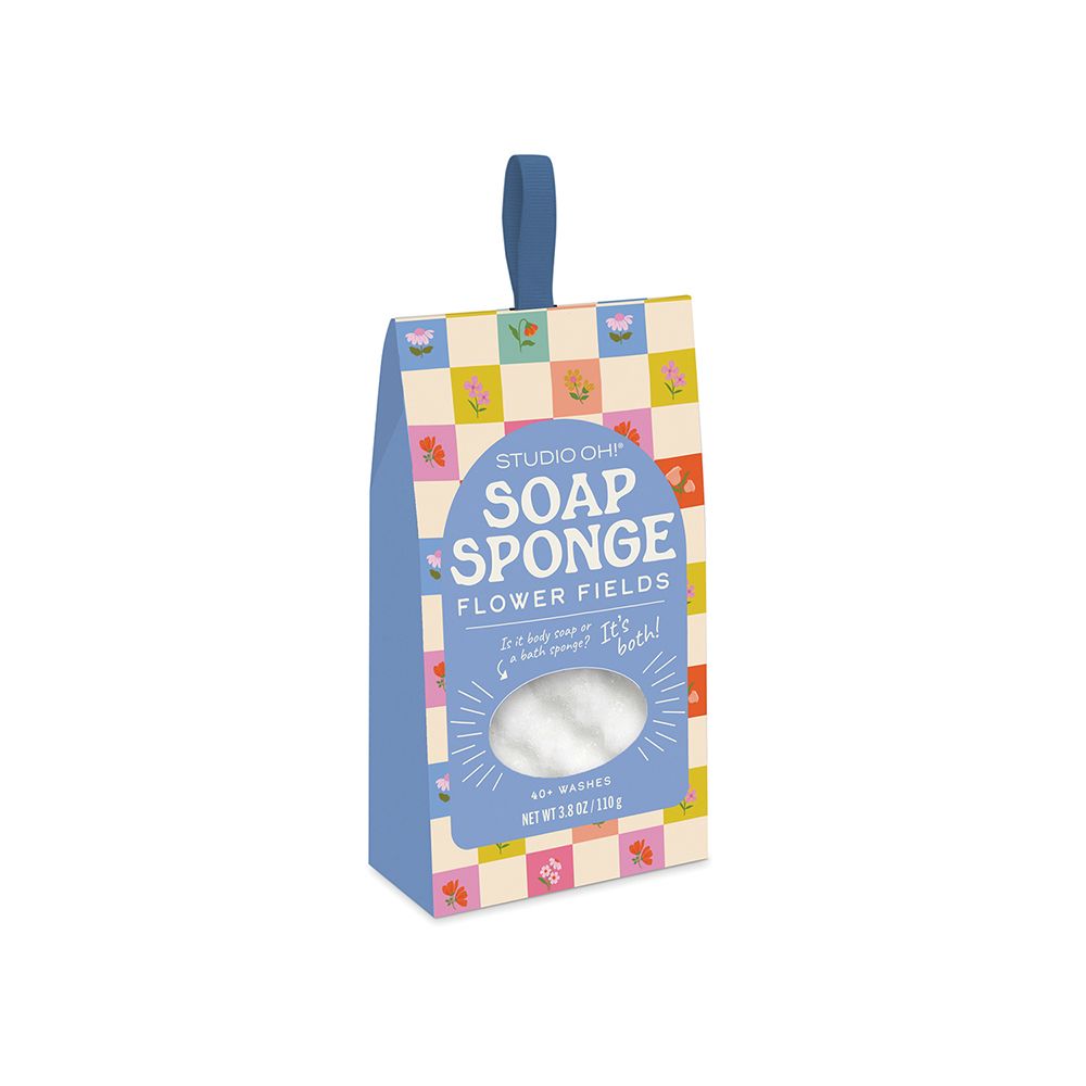 Picture of Checkerboard Blooms Soap Sponge