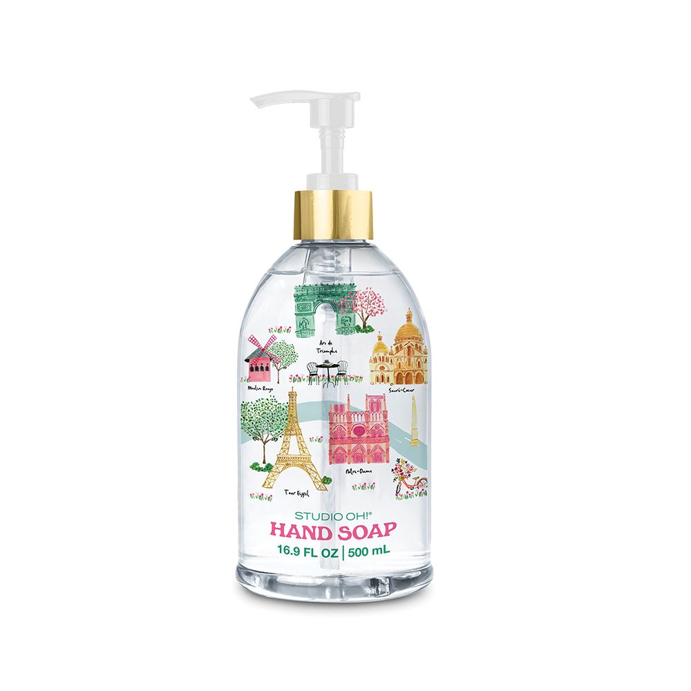 Picture of Sights of Paris Liquid Hand Soap with Decorative I