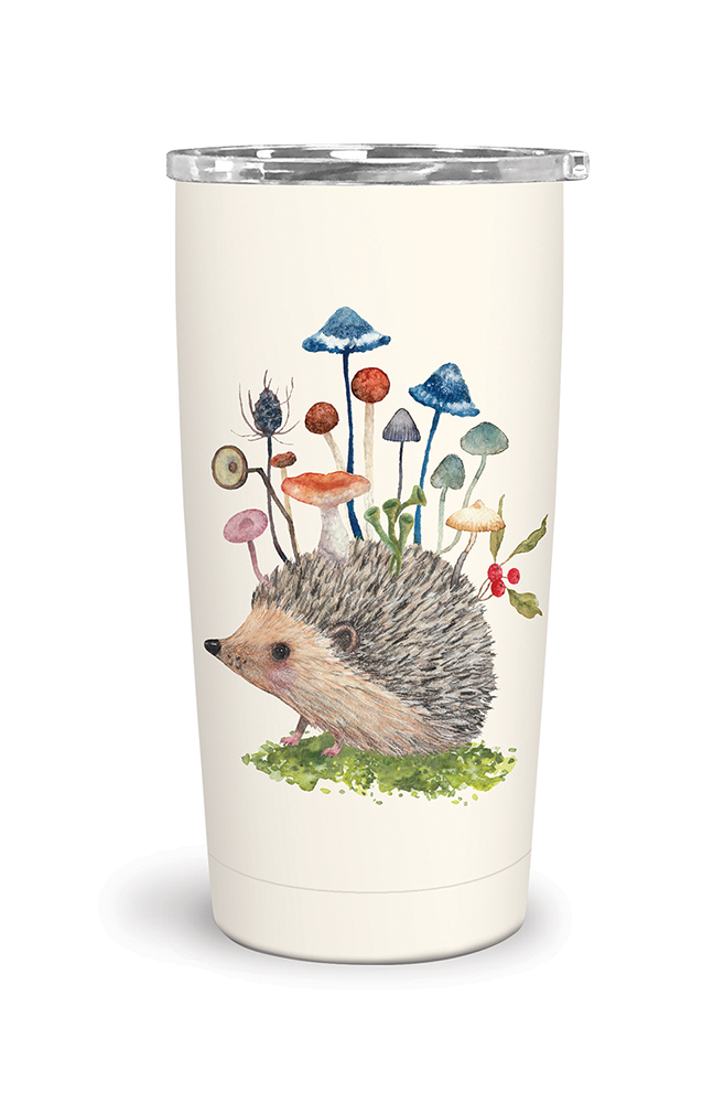 Picture of Hedgehog with Mushrooms Tumbler