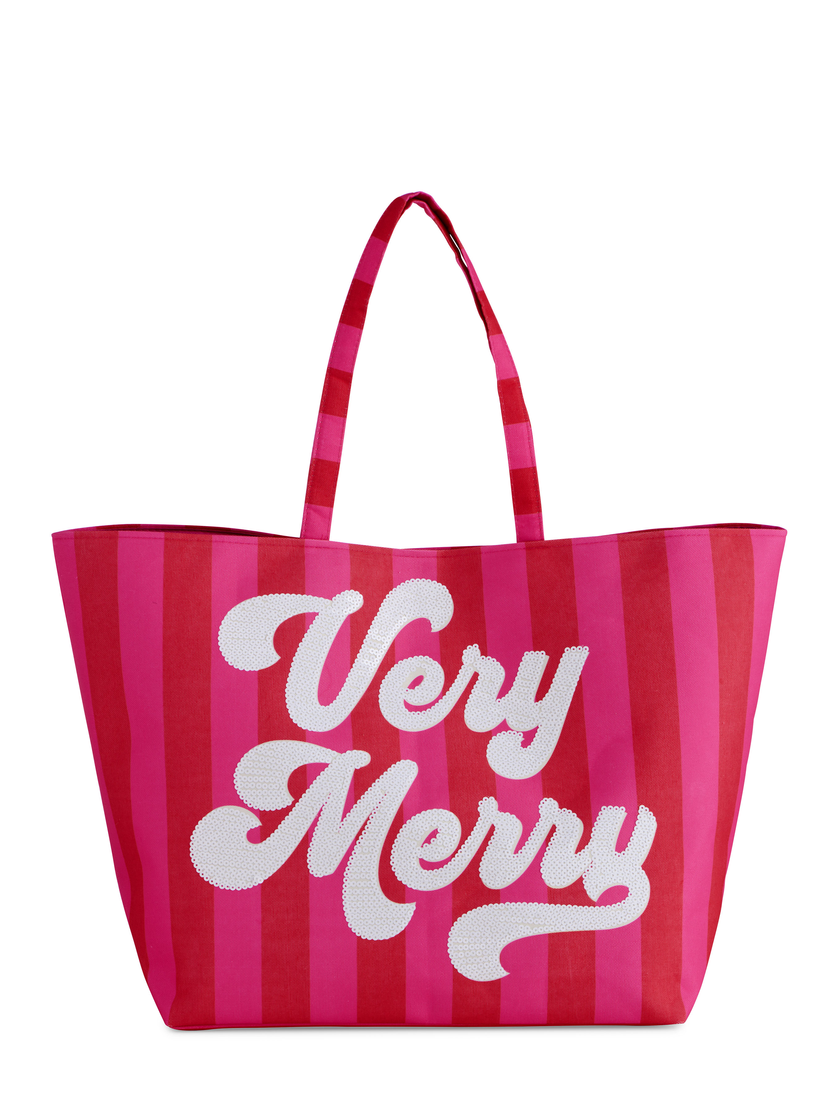 Picture of "VERY MERRY" GIFTING TOTE,RED