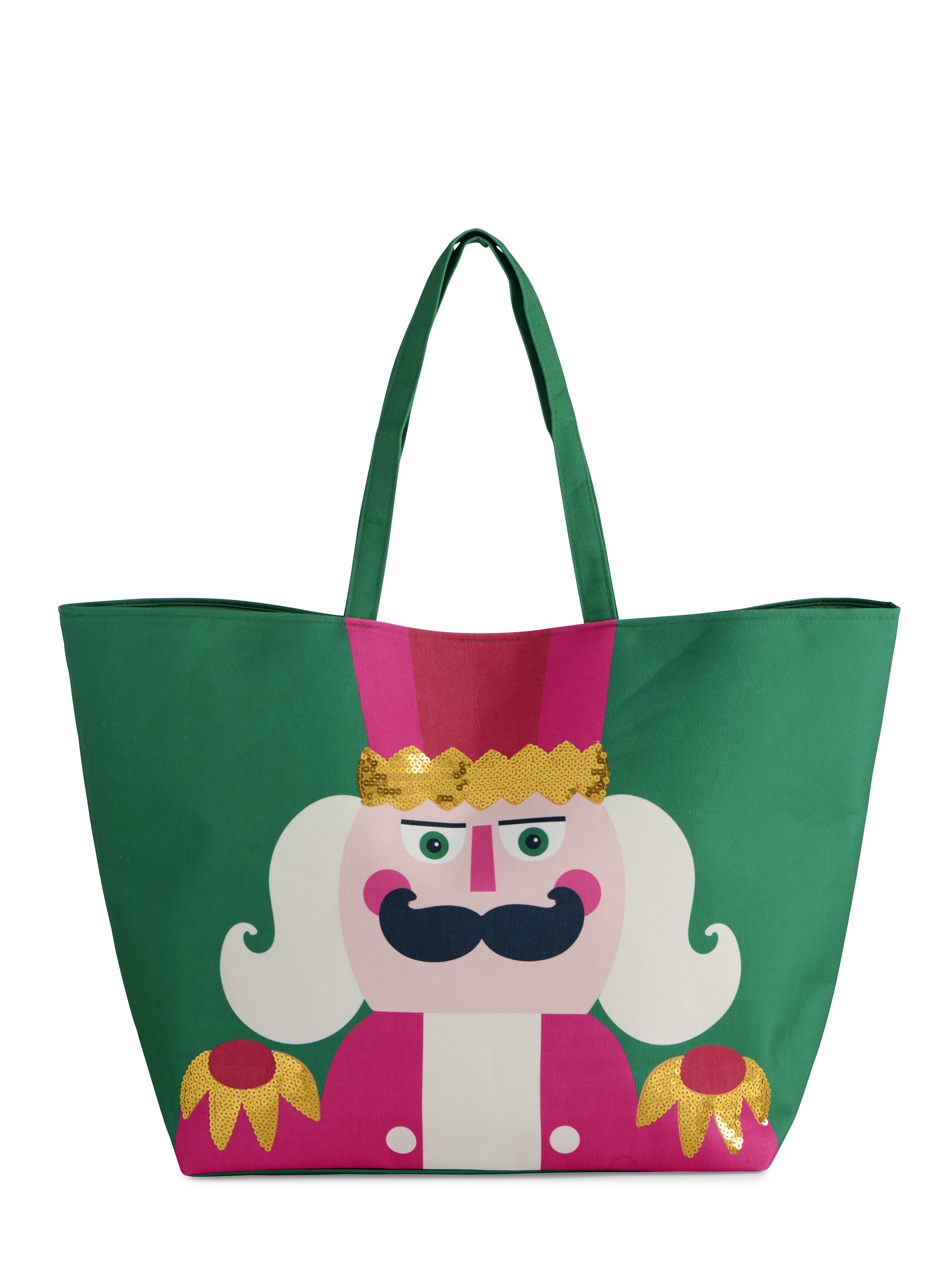 Picture of NUTCRACKER GIFTING TOTE,GREEN