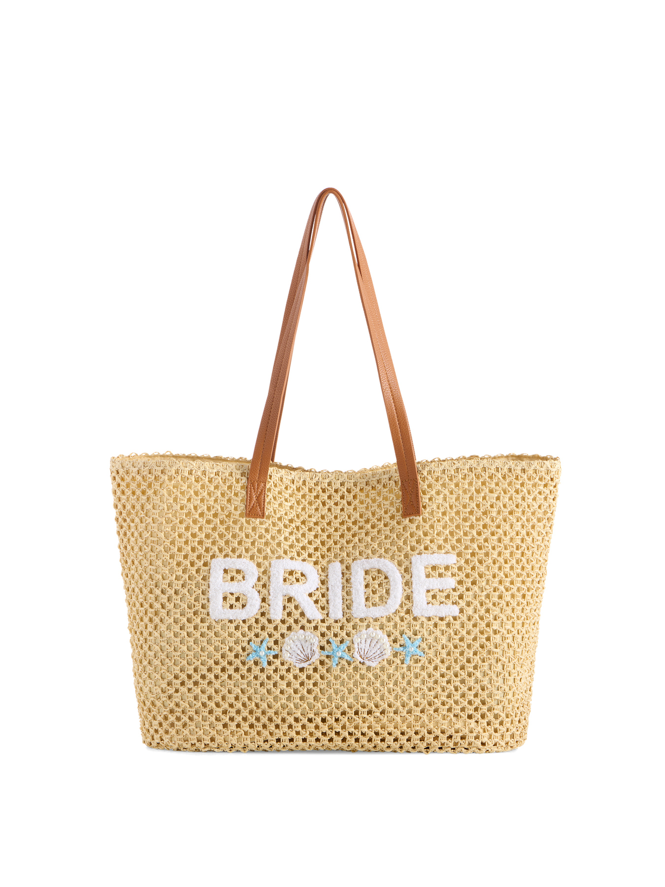 Picture of "BRIDE" SHELL TOTE,NATURAL