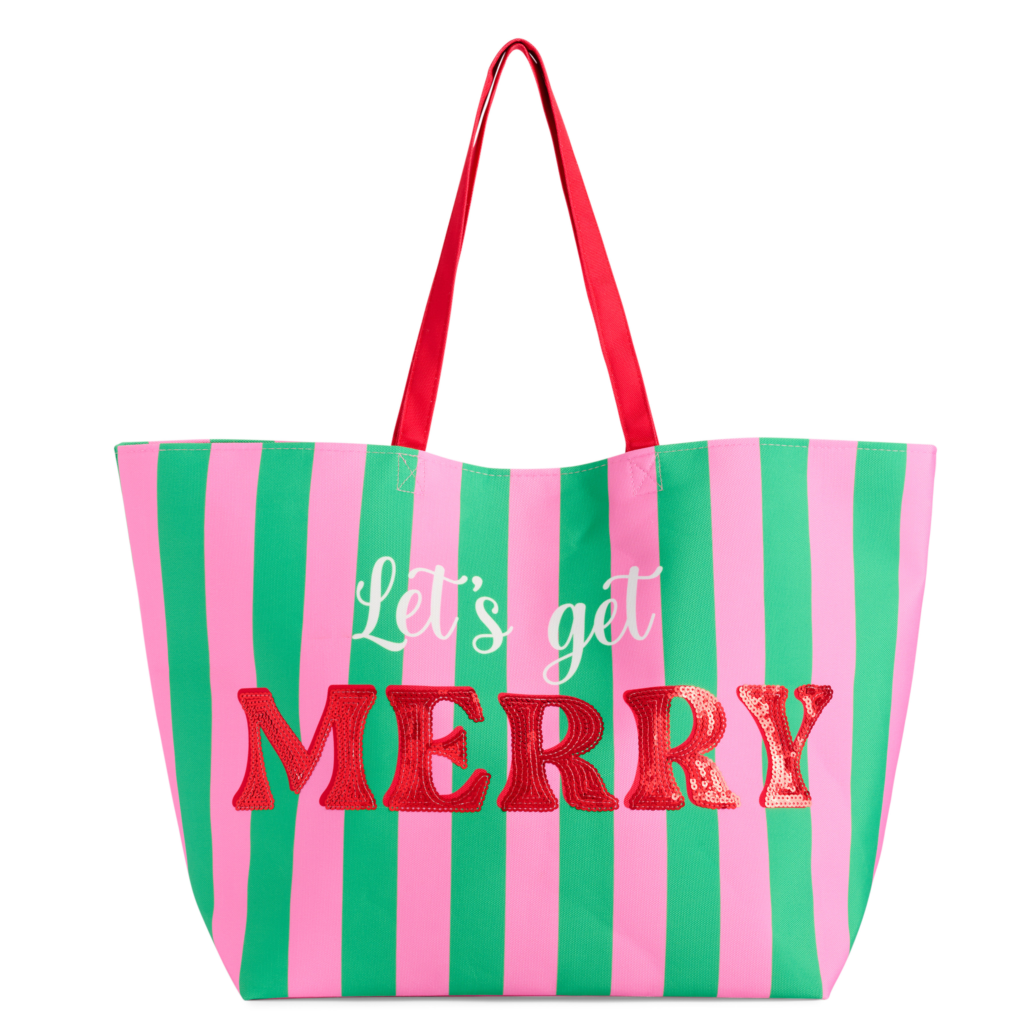 Picture of LET'S GET MERRY GIFTING TOTE,MULTI