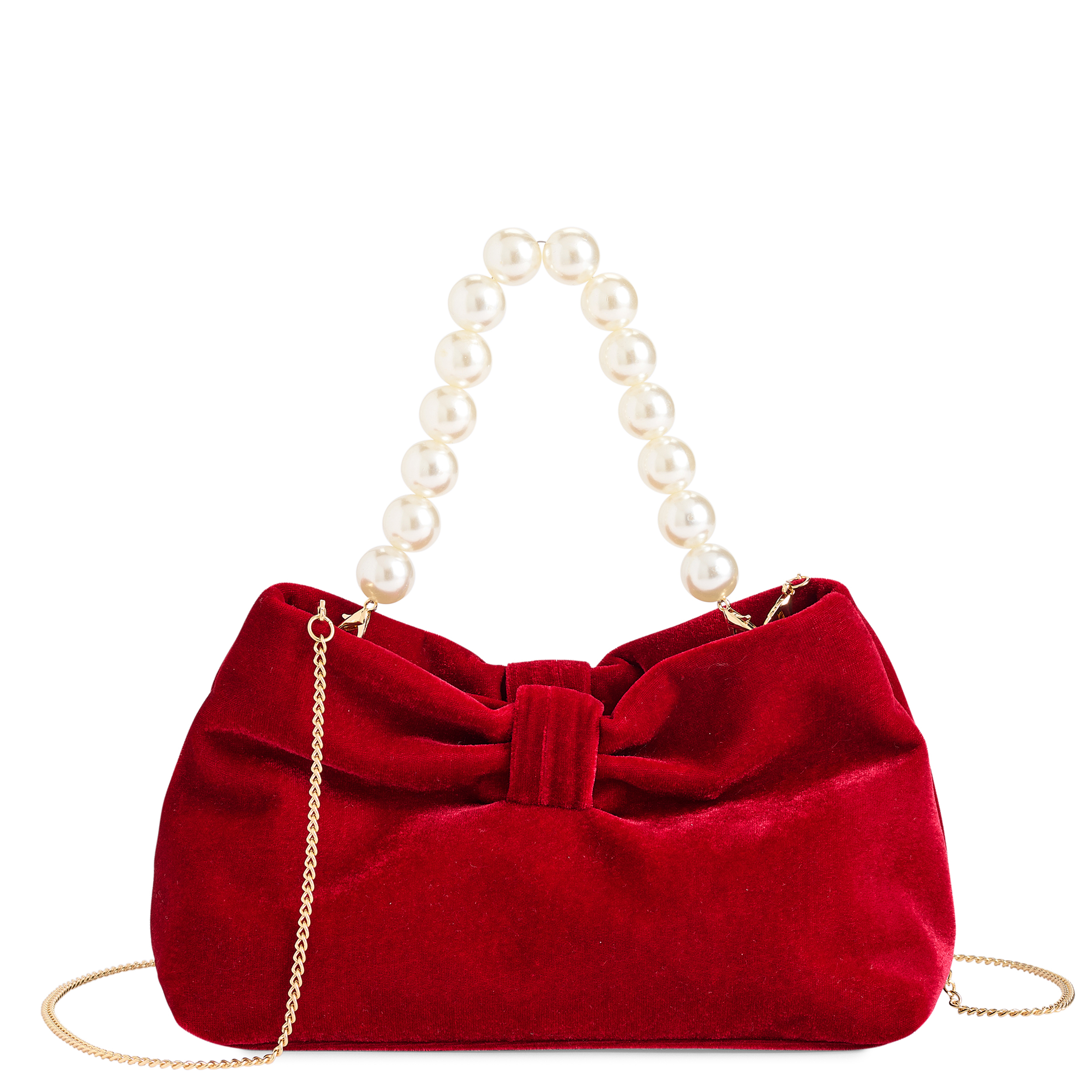 Picture of ELOISE TOP HANDLE BAG,CRIMSON