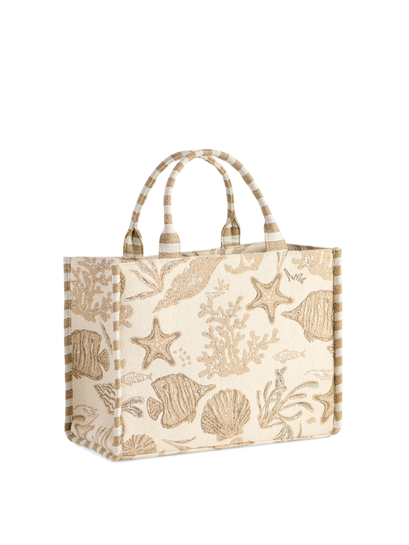 Picture of COASTAL JACQUARD TOTE,BEIGE