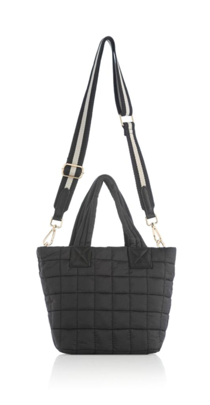 Picture of EZRA MINI TOTE CROSS-BODY, BLACK