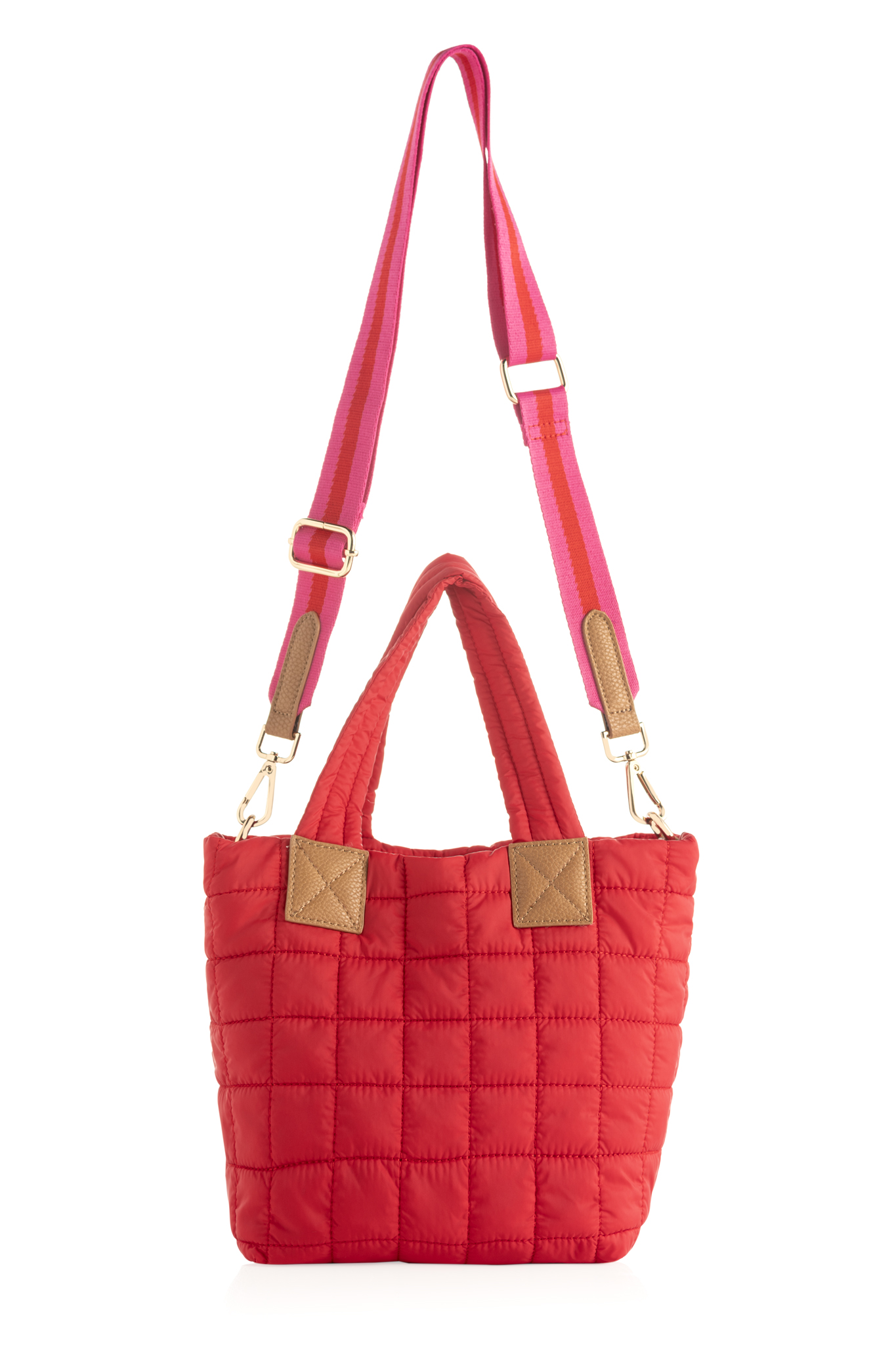 Picture of EZRA MINI TOTE CROSS-BODY, RED