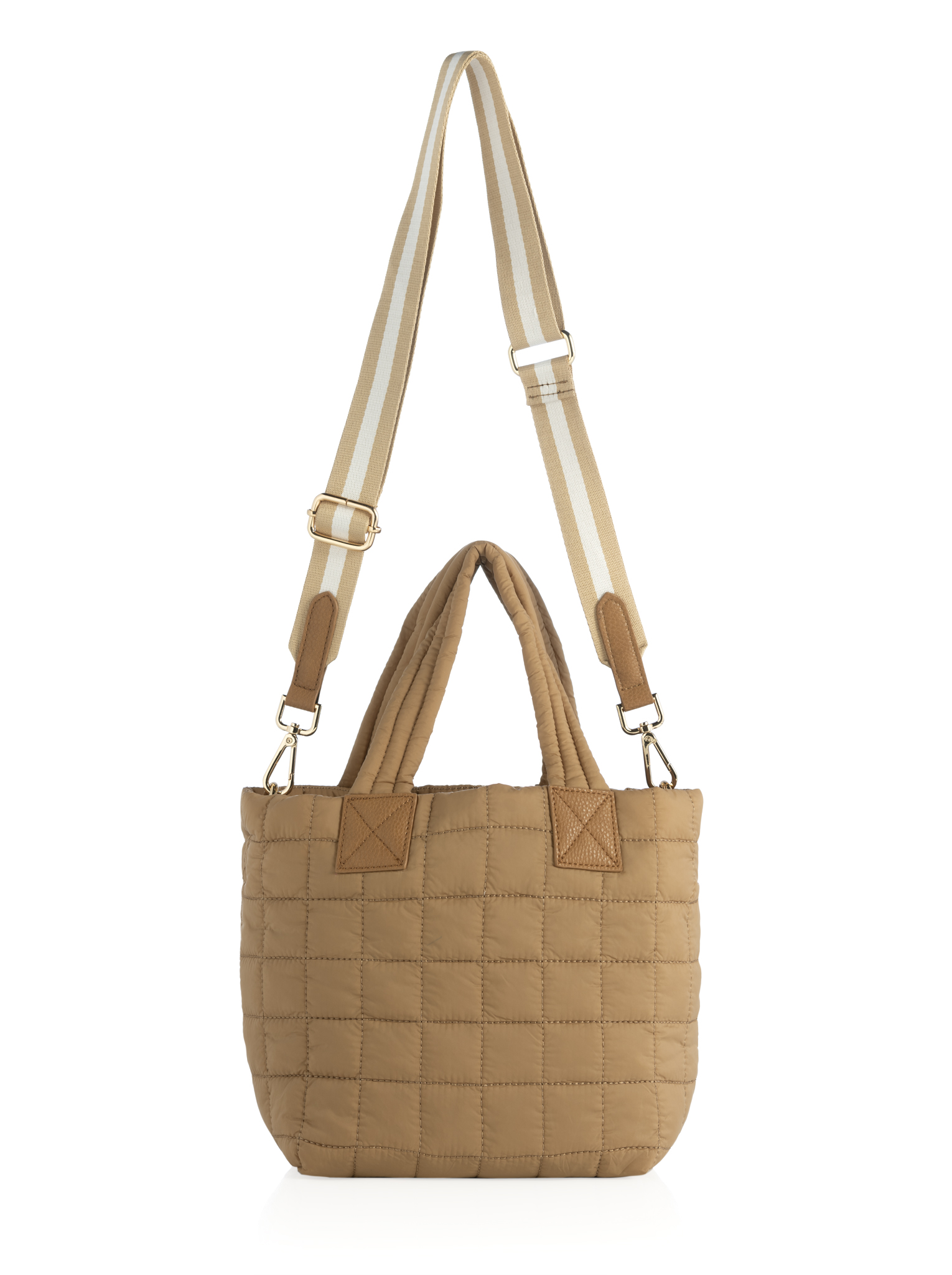 Picture of EZRA MINI TOTE CROSS-BODY, TAN