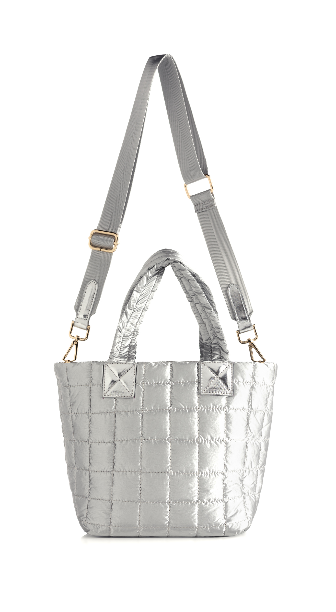Picture of LOGAN MINI TOTE CROSS-BODY, SILVER
