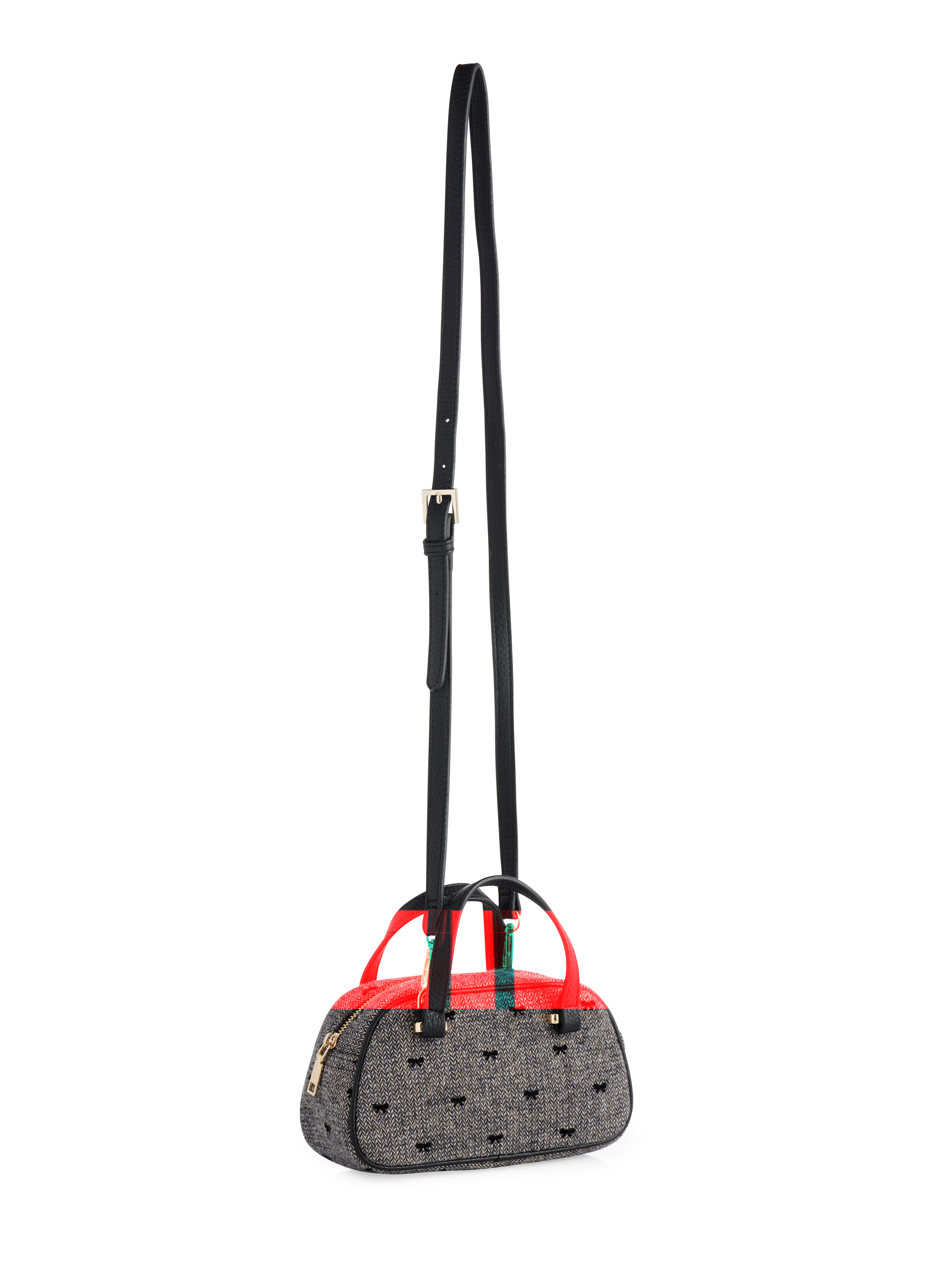 Picture of VALLERIE TWEED MINI TOP HANDLE BAG,GREY