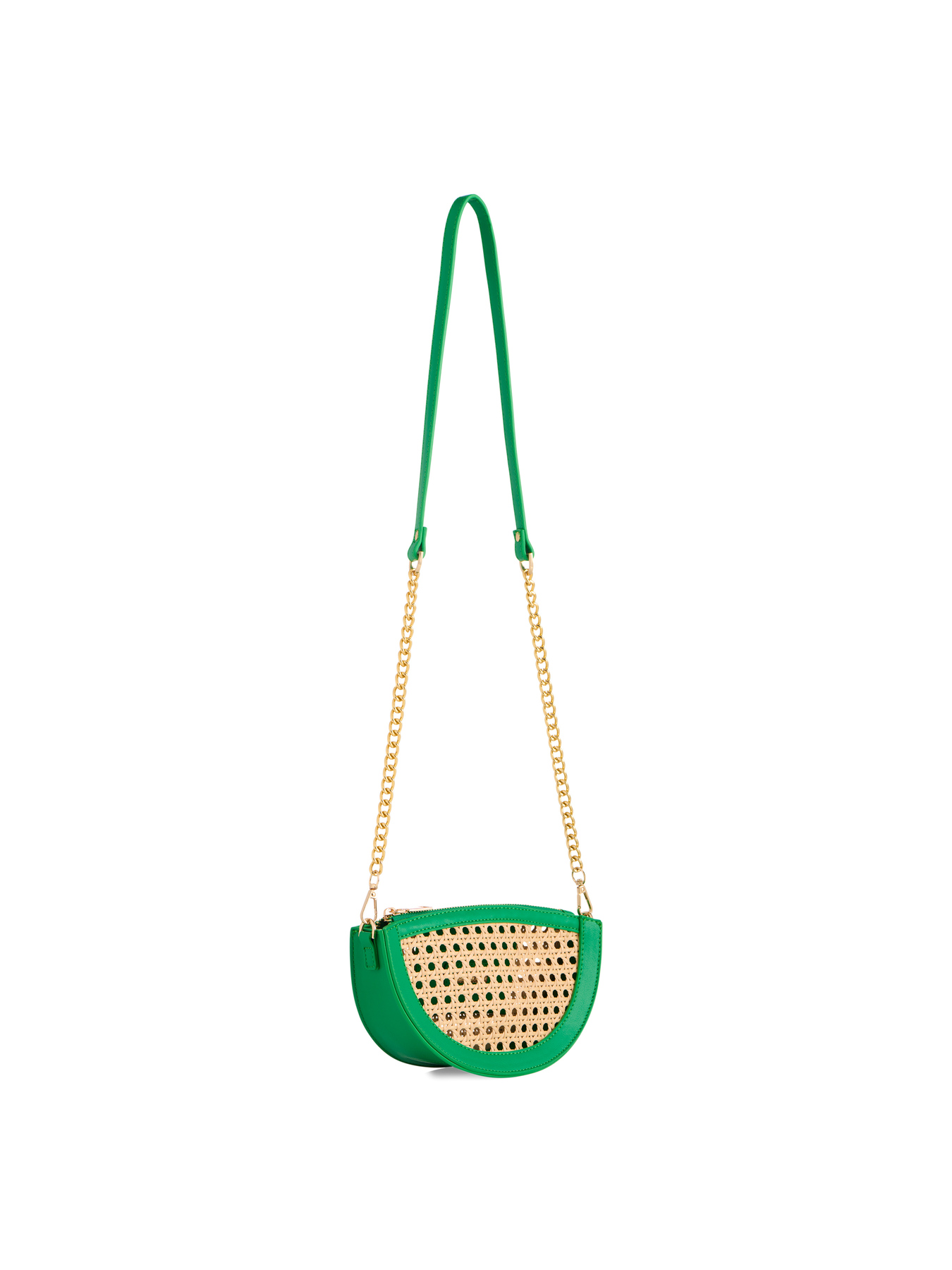 Picture of LYRA CRESCENT CROSS-BODY/WRISTLET,GREEN