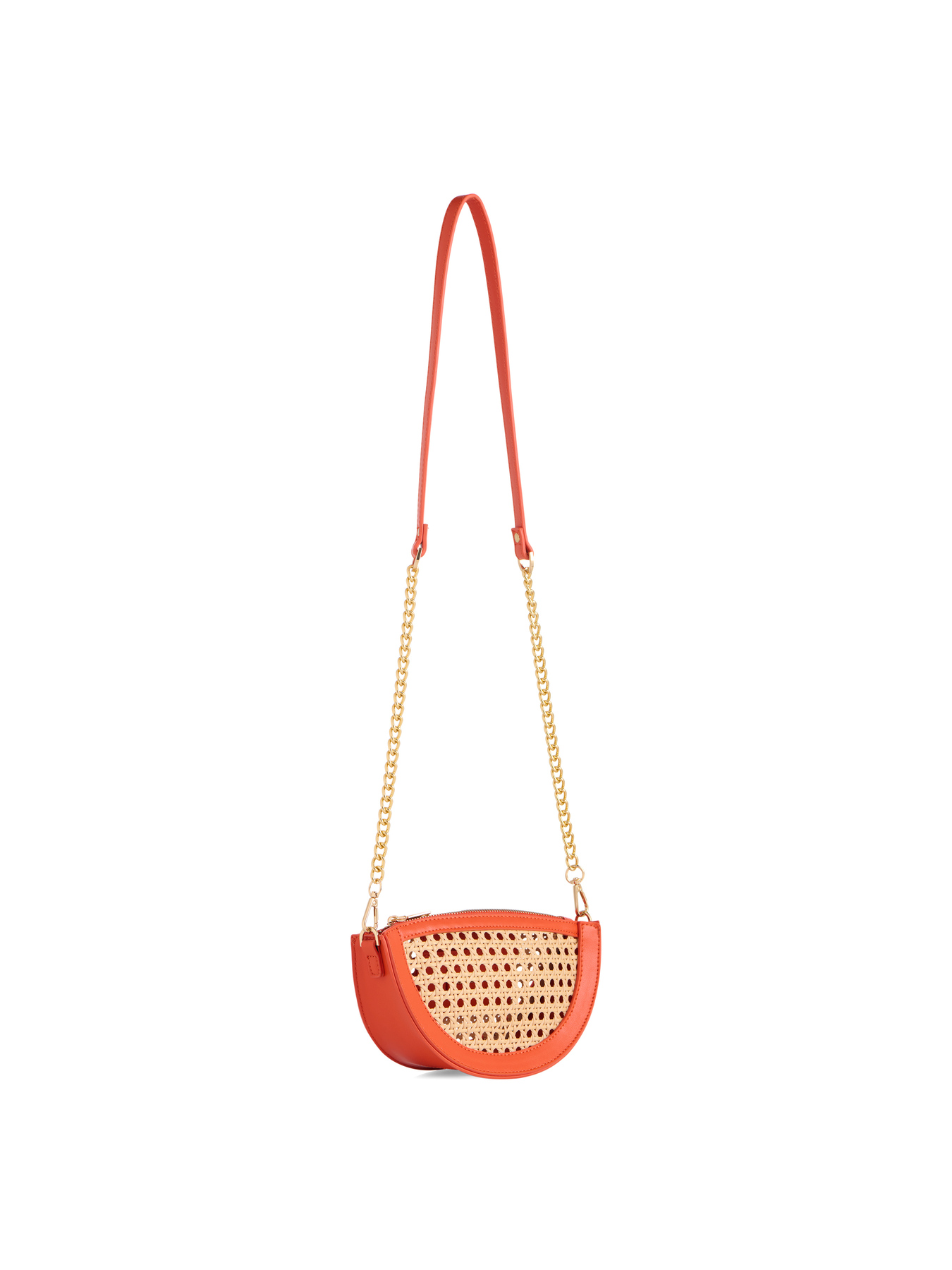 Picture of LYRA CRESCENT CROSS-BODY/WRISTLET,ORANGE