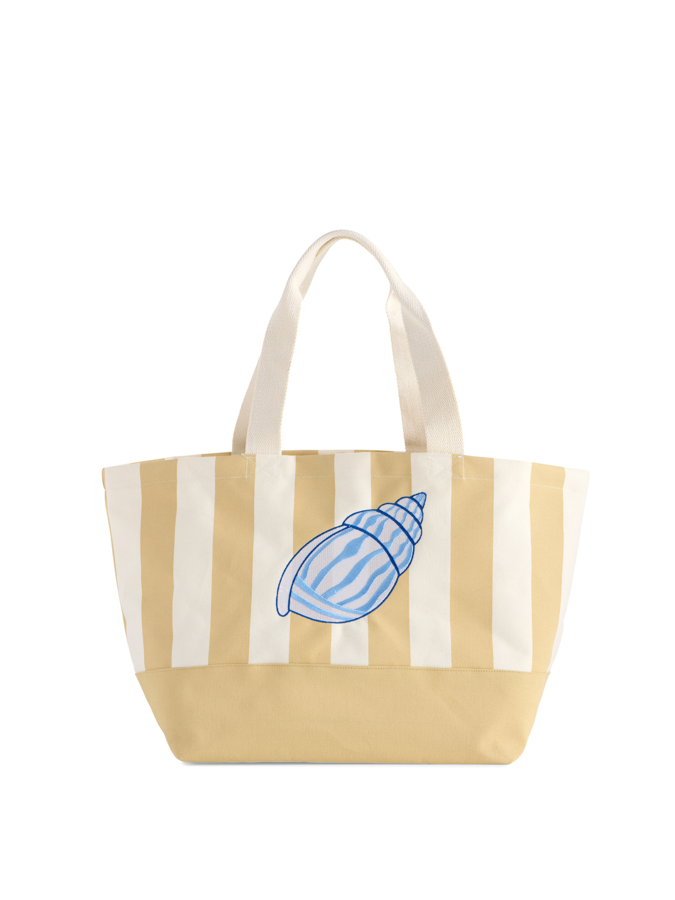 Picture of SHELLY STRIPED TOTE,NATURAL