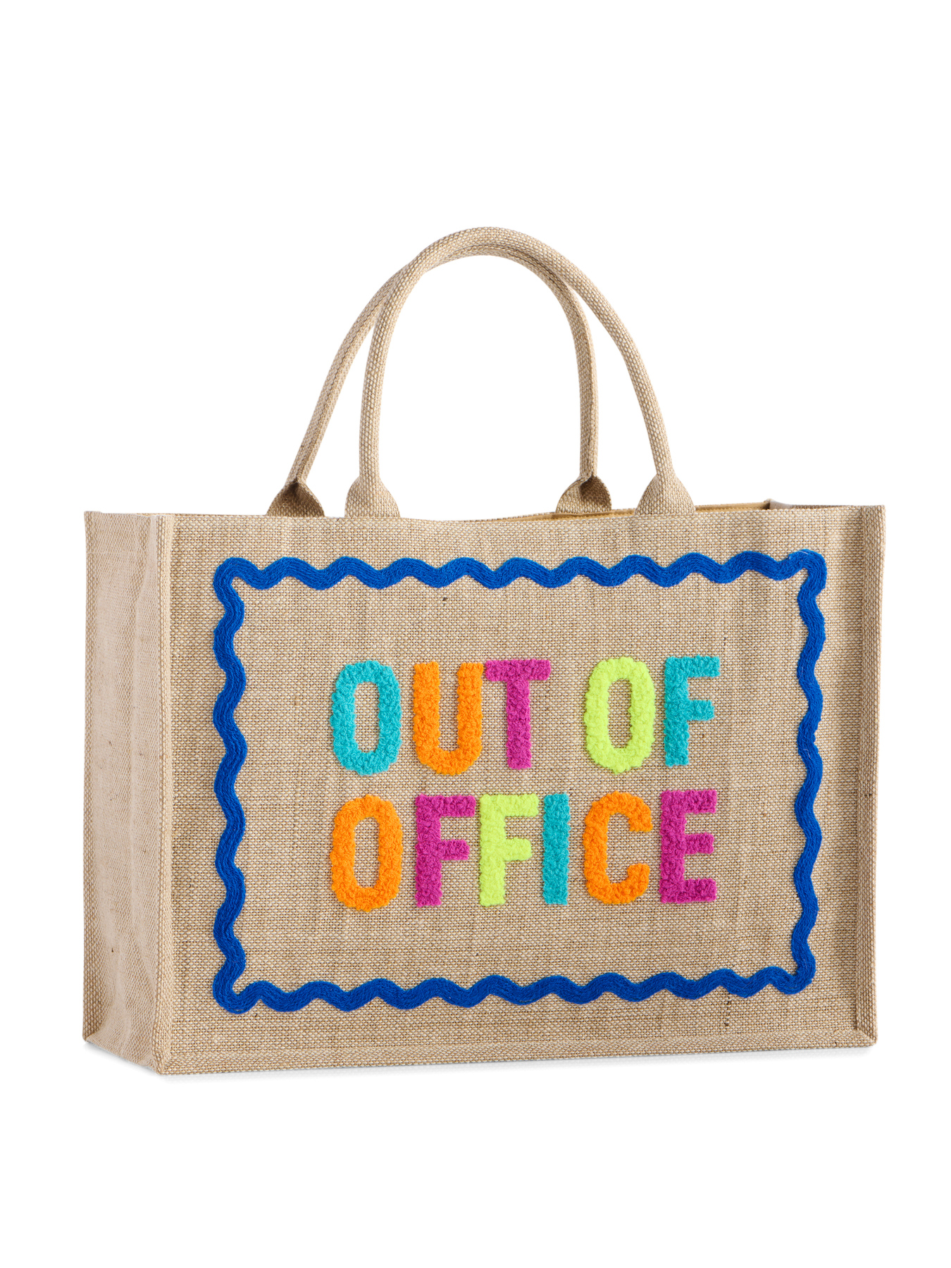 Picture of "OUT OF OFFICE" TOTE,NATURAL