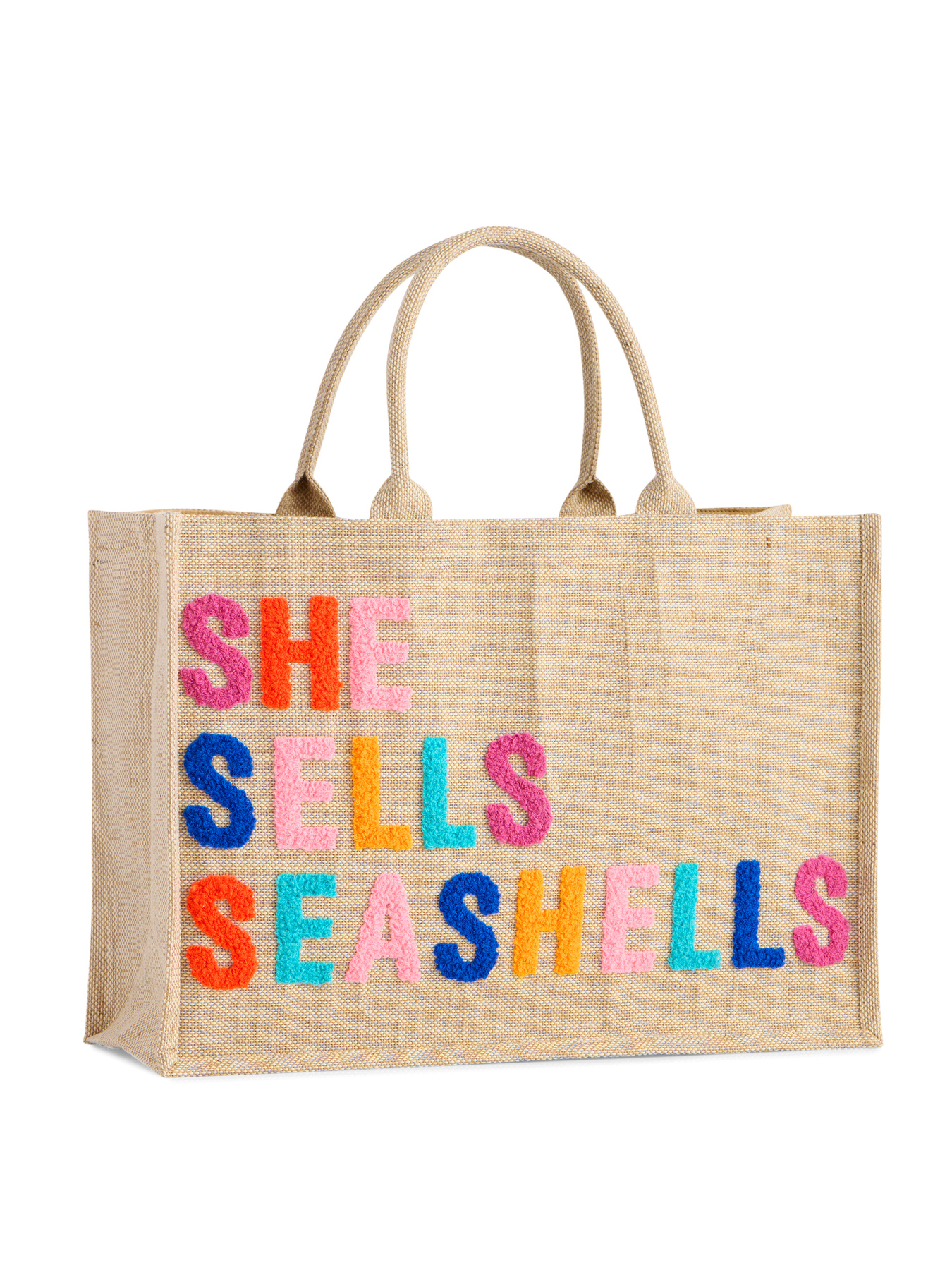 Picture of "SHE SELLS SEASHELLS" TOTE,NATURAL