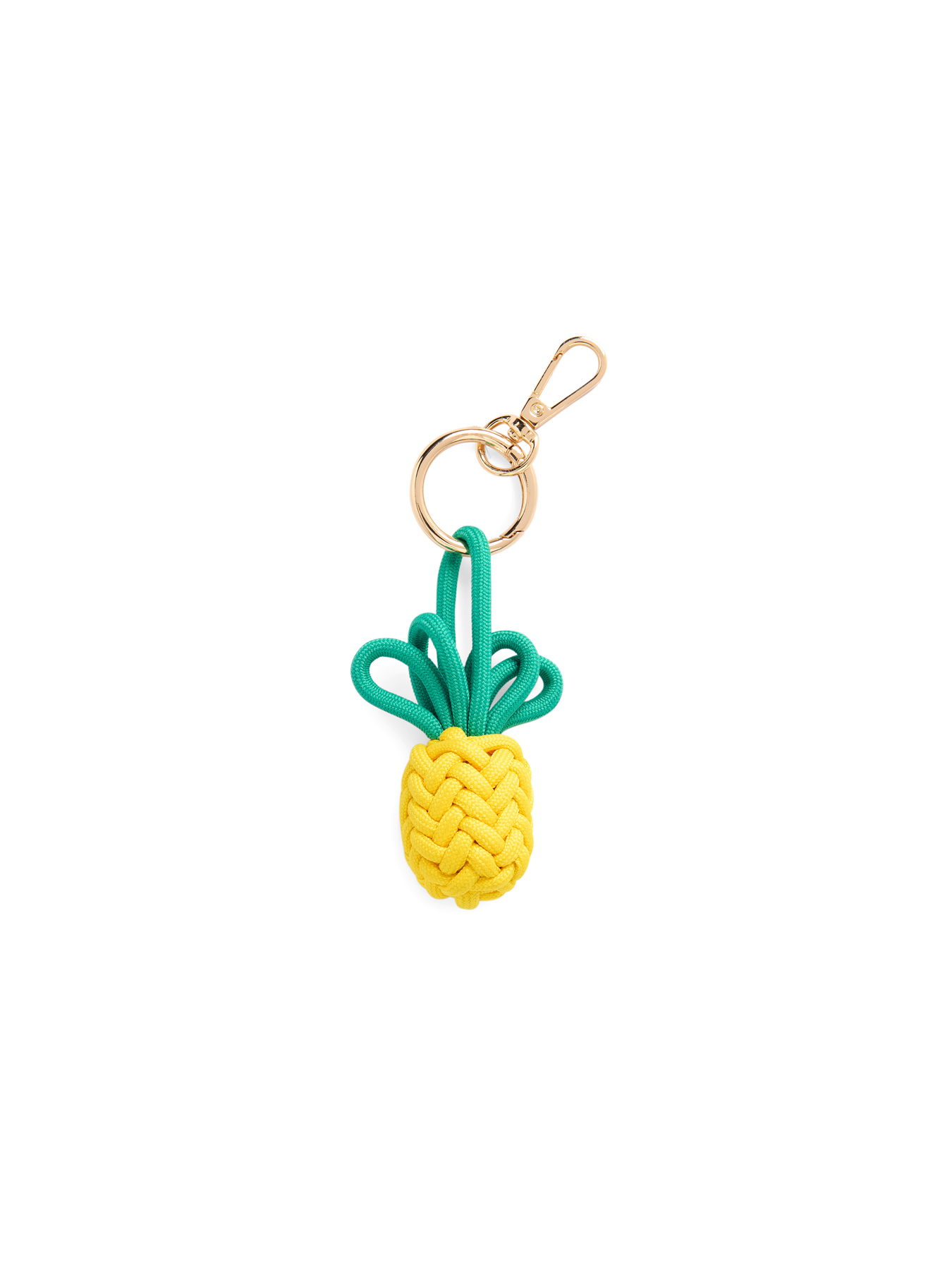 Picture of PINEAPPLE BAG CHARM/KEY RING,YELLOW