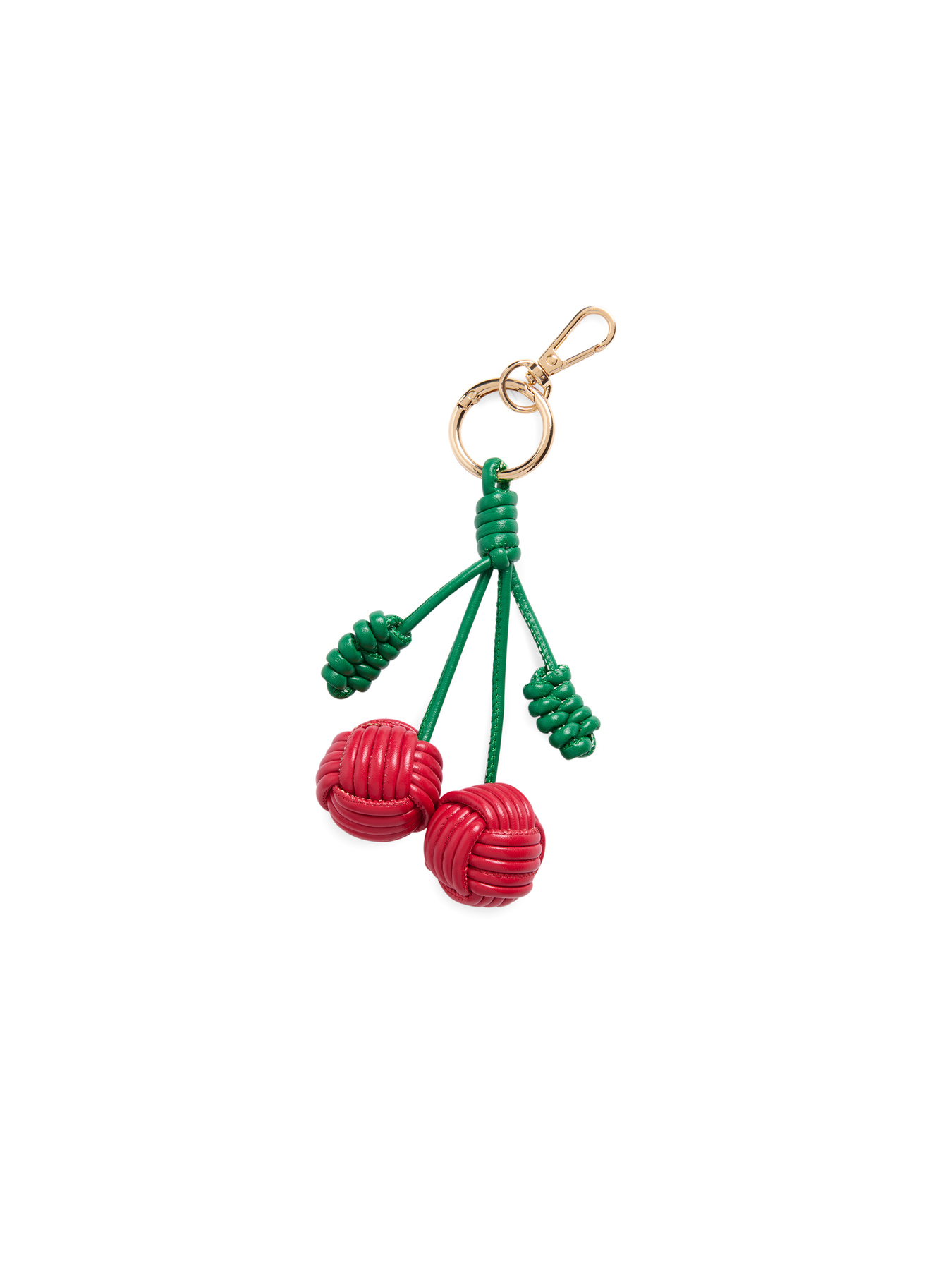 Picture of CHERRY BAG CHARM/KEY RING,RED