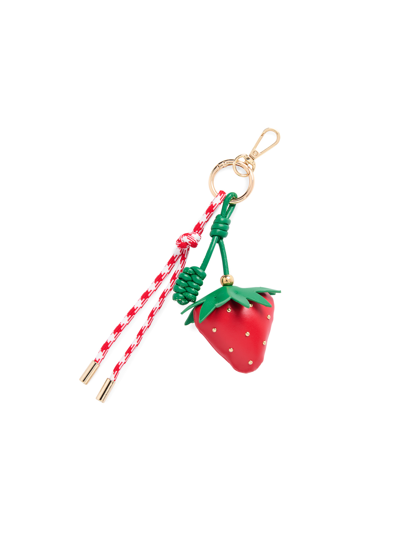 Picture of STRAWBERRY BAG CHARM/KEY RING,RED