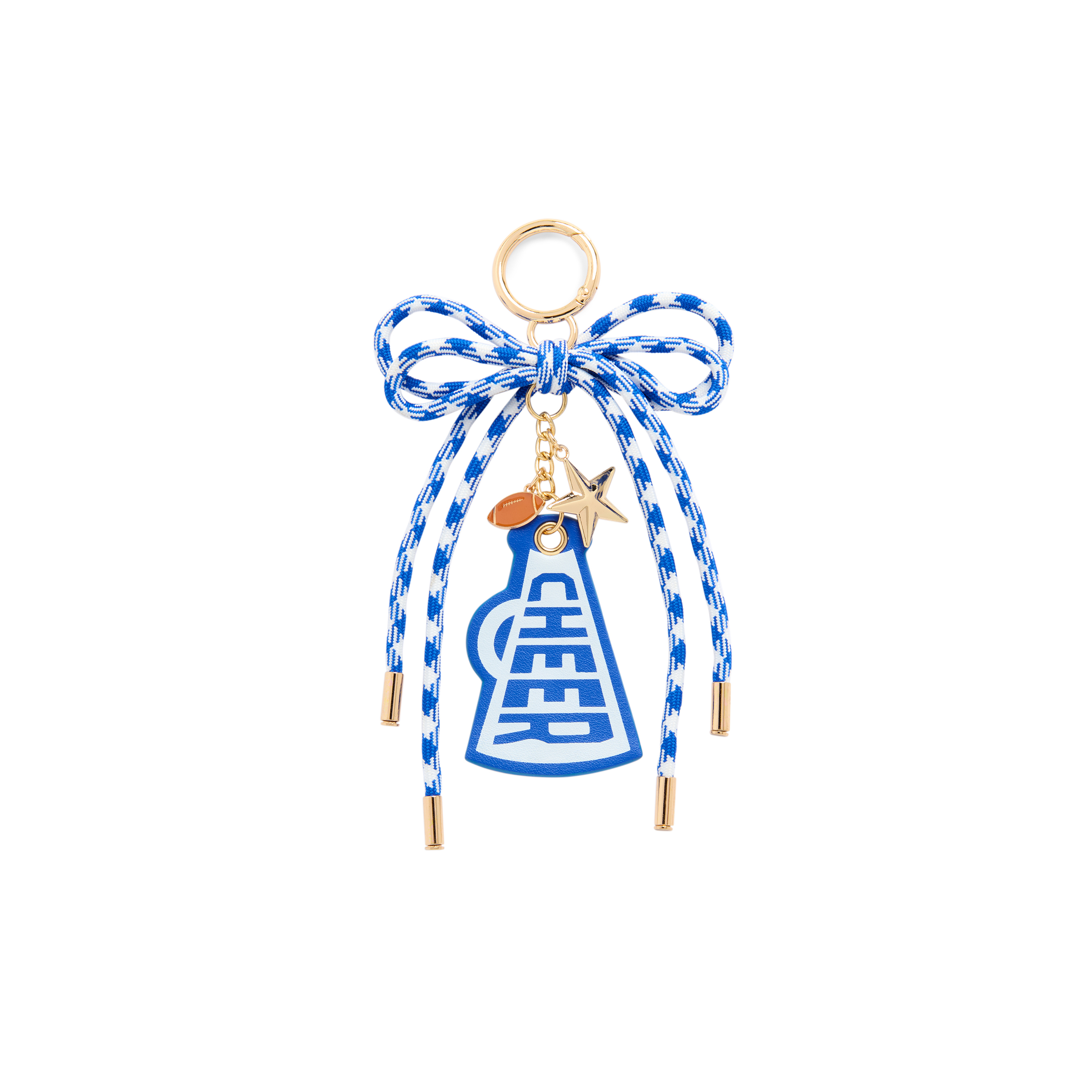 Picture of CHEER GAMEDAY BAG CHARM/KEY RING,BLUE