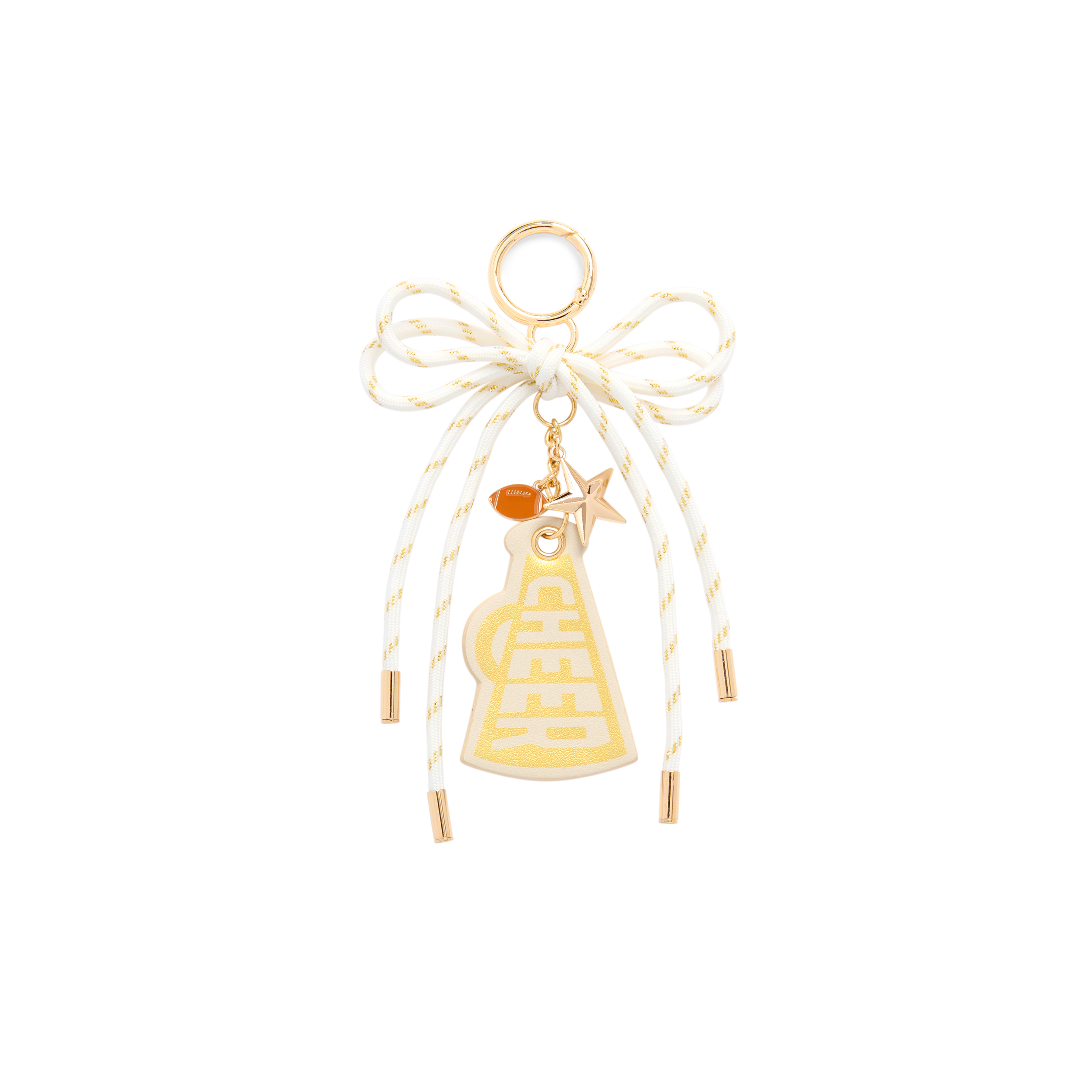 Picture of CHEER GAMEDAY BAG CHARM/KEY RING,GOLD