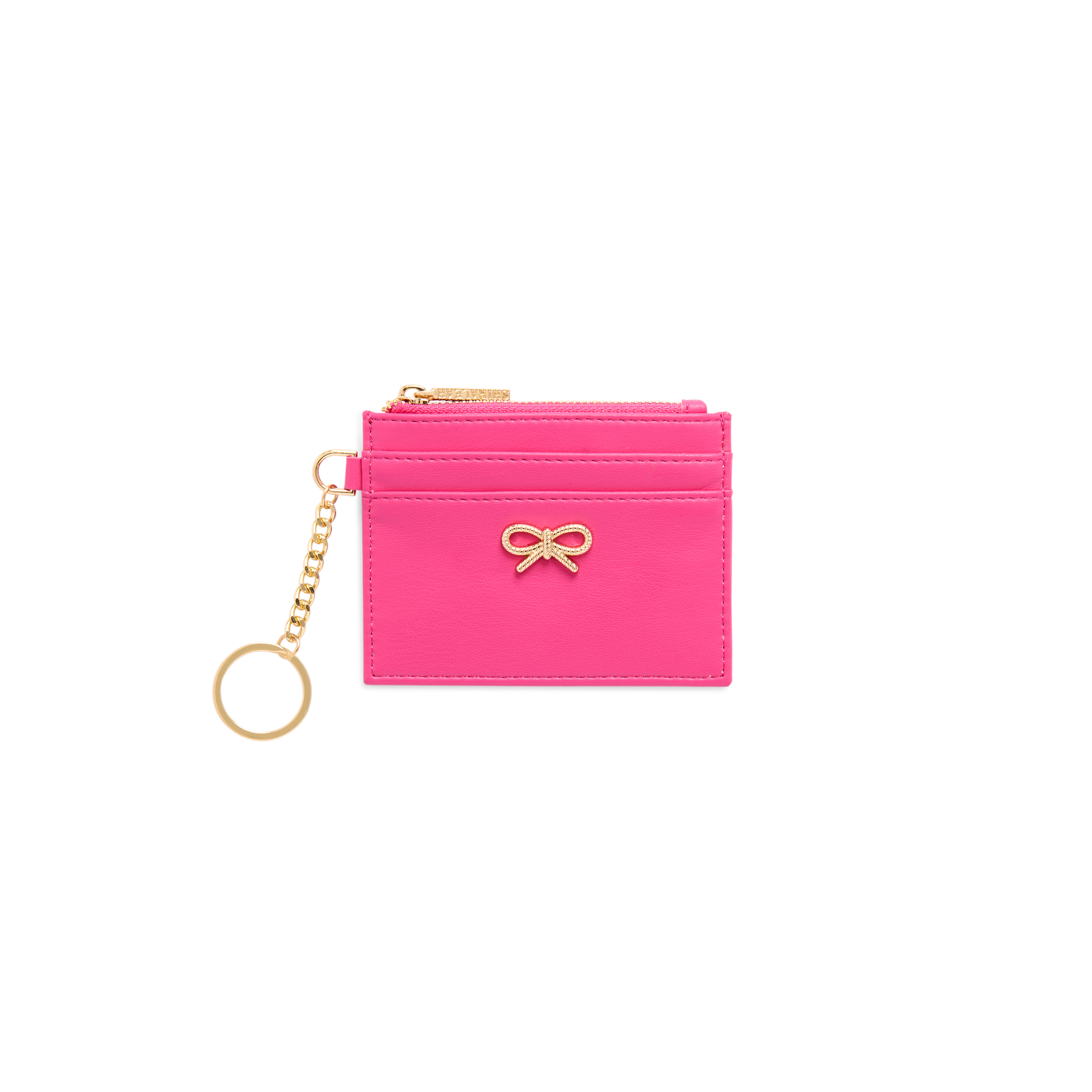Picture of BOW CARD CASE/KEY RING,PINK