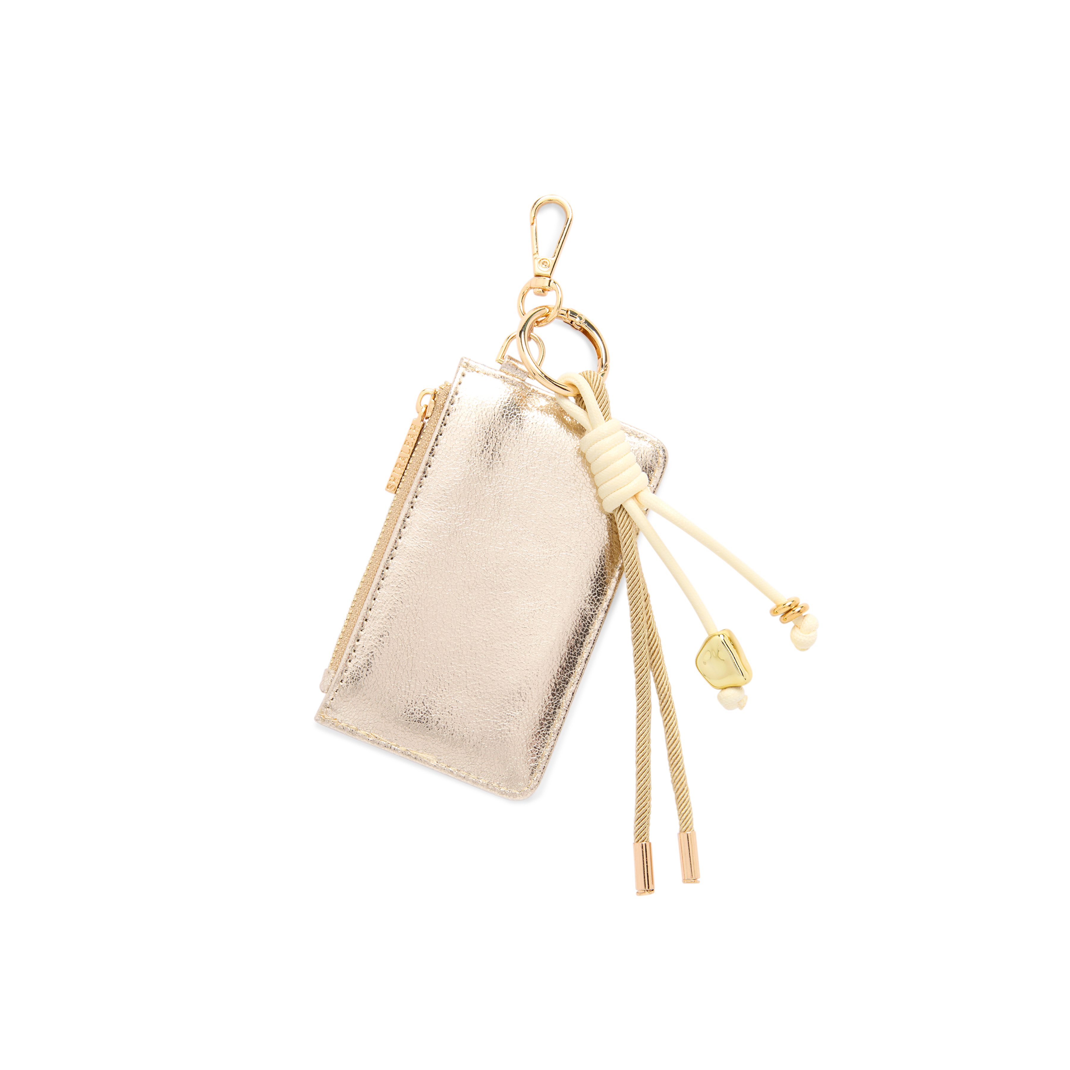Picture of ZIPPY CARD CASE/BAG CHARM,GOLD