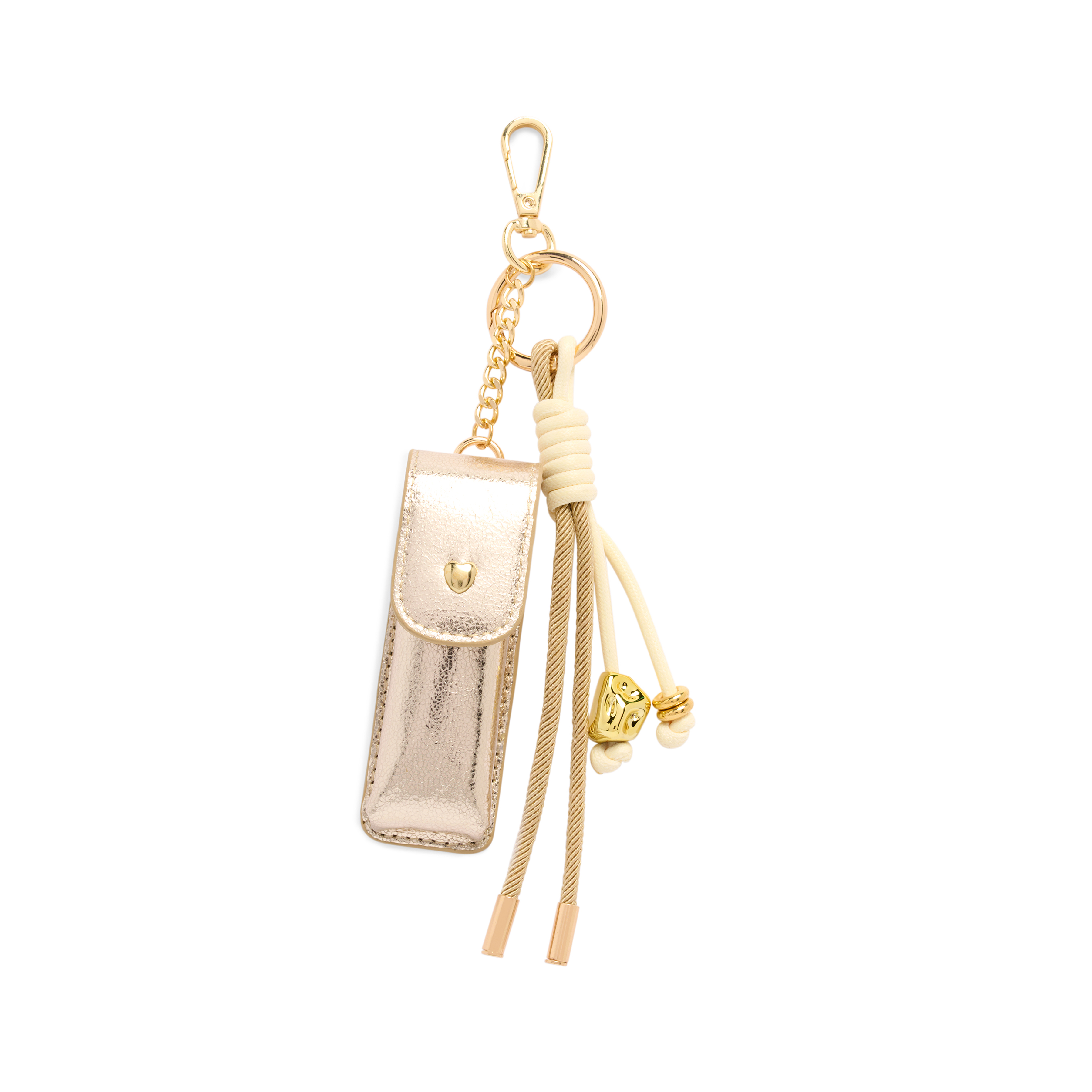 Picture of LIPSTICK CASE BAG CHARM/KEY RING,GOLD