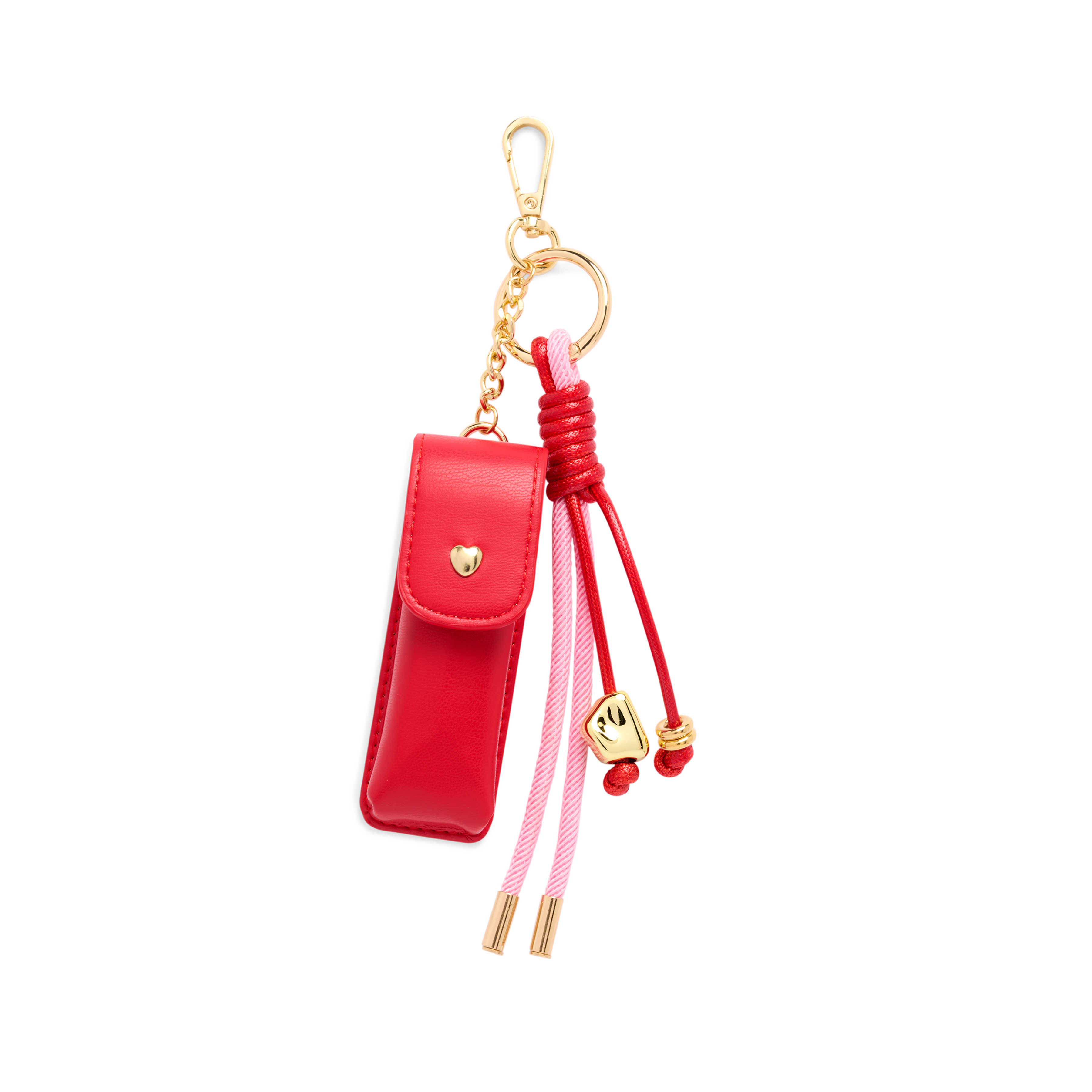 Picture of LIPSTICK CASE BAG CHARM/KEY RING,RED