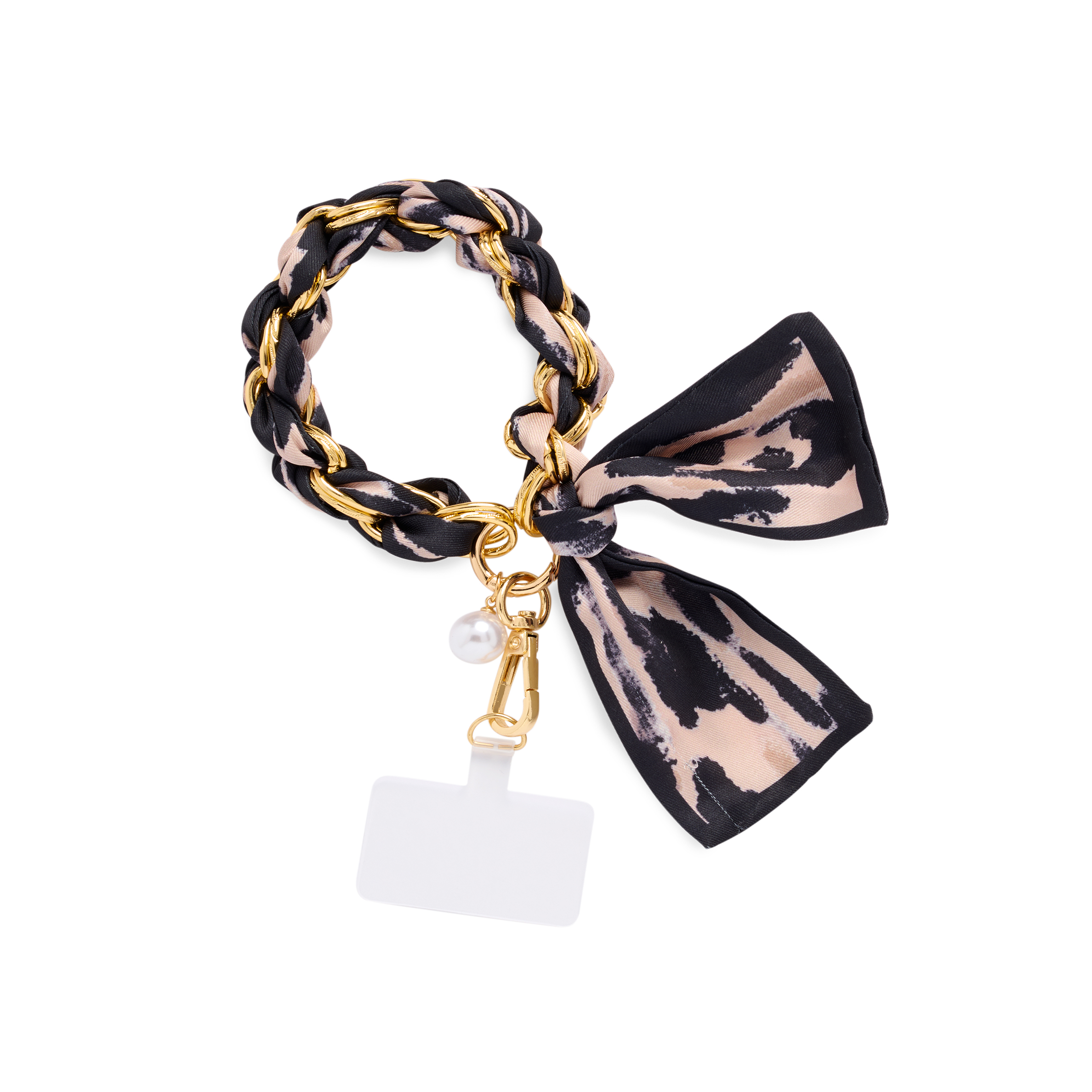 Picture of ANIMAL PRINT PHONE WRISTLET,LEOPARD