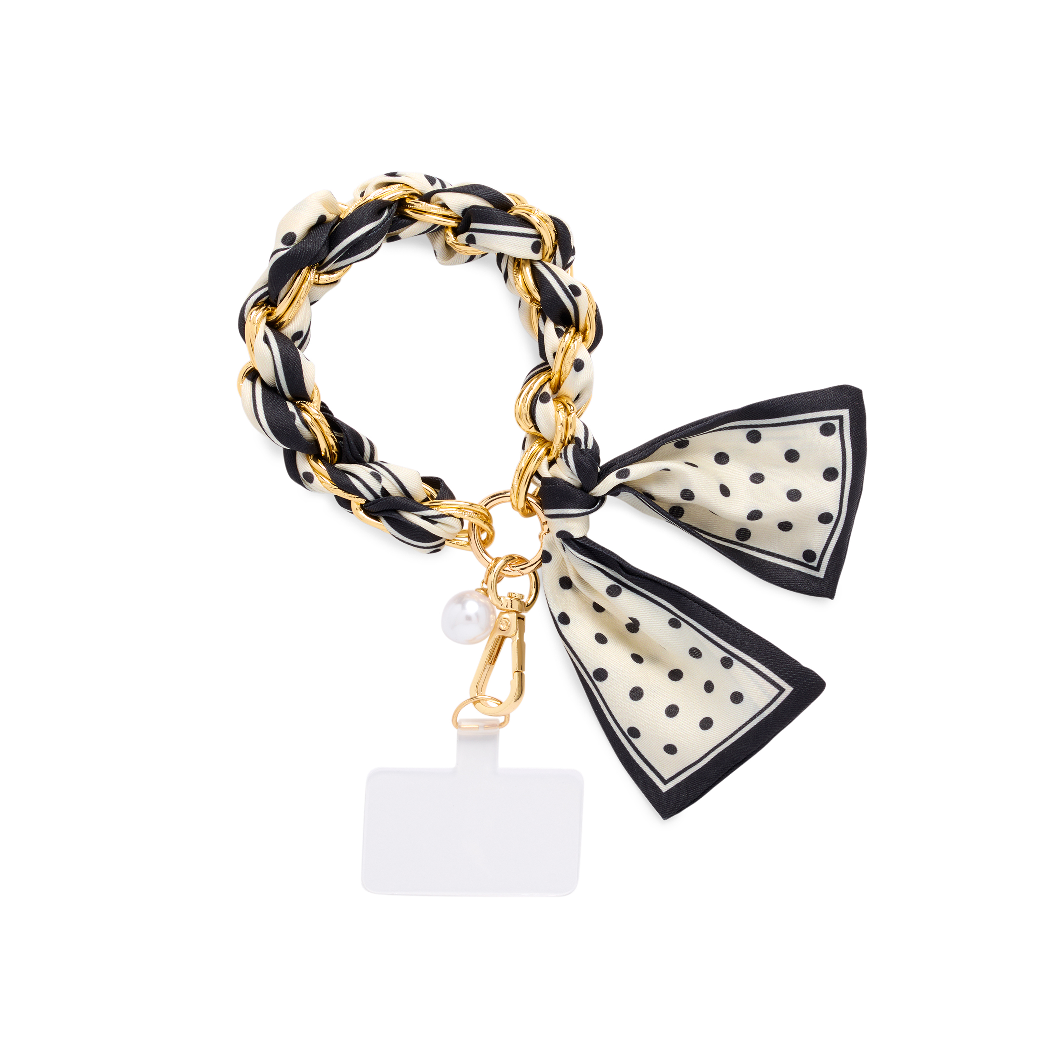 Picture of DOTS PHONE WRISTLET,BLACK