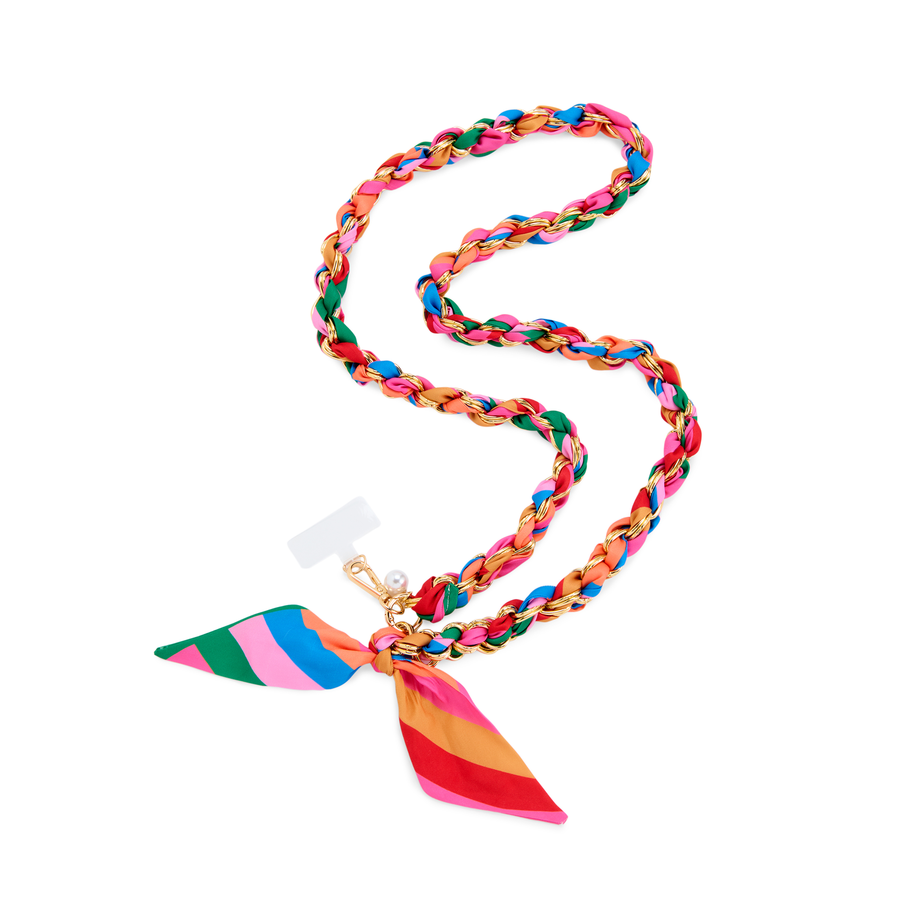 Picture of STRIPES CROSS-BODY PHONE CHAIN,MULTI