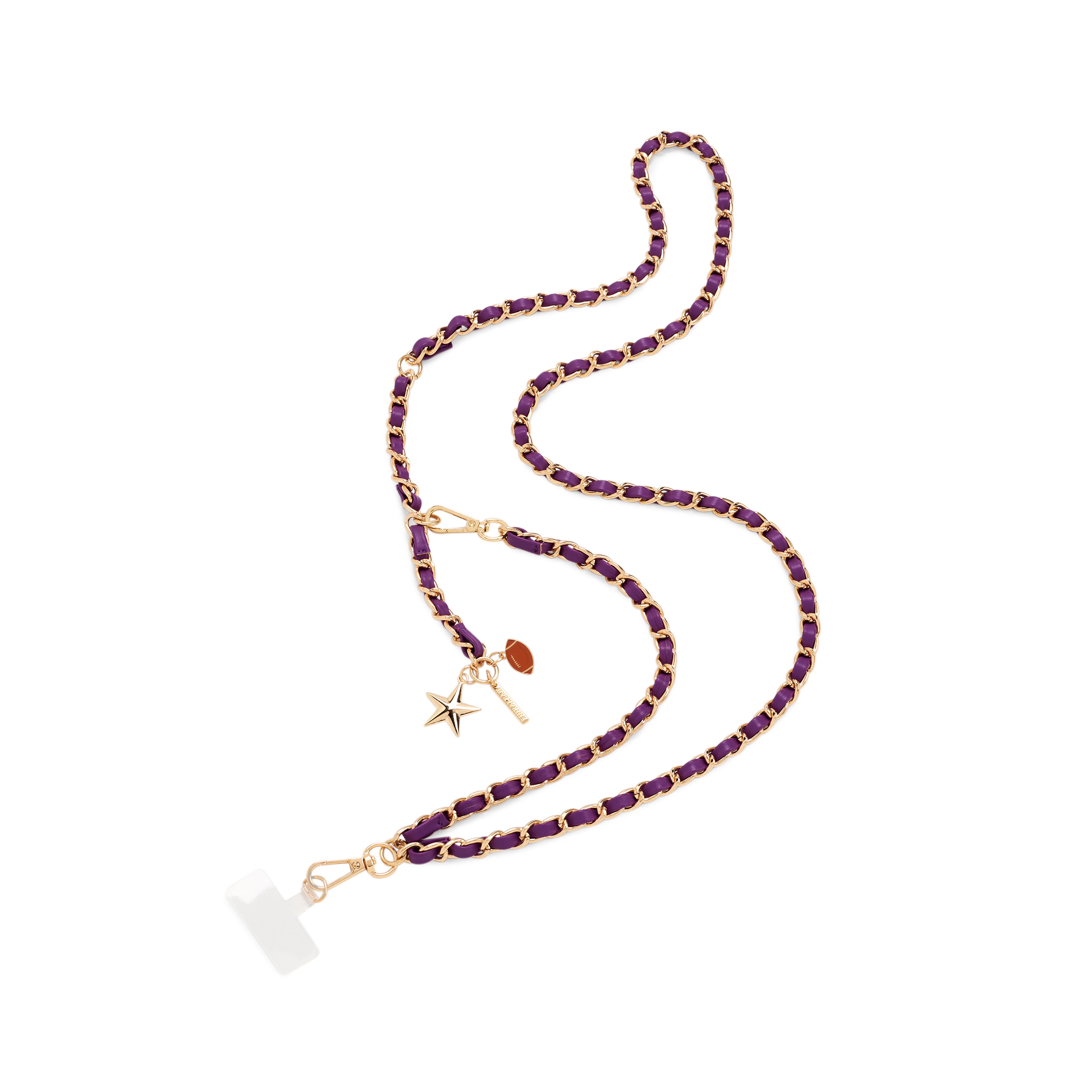 Picture of TAYLOR CROSS-BODY PHONE CHAIN,PURPLE