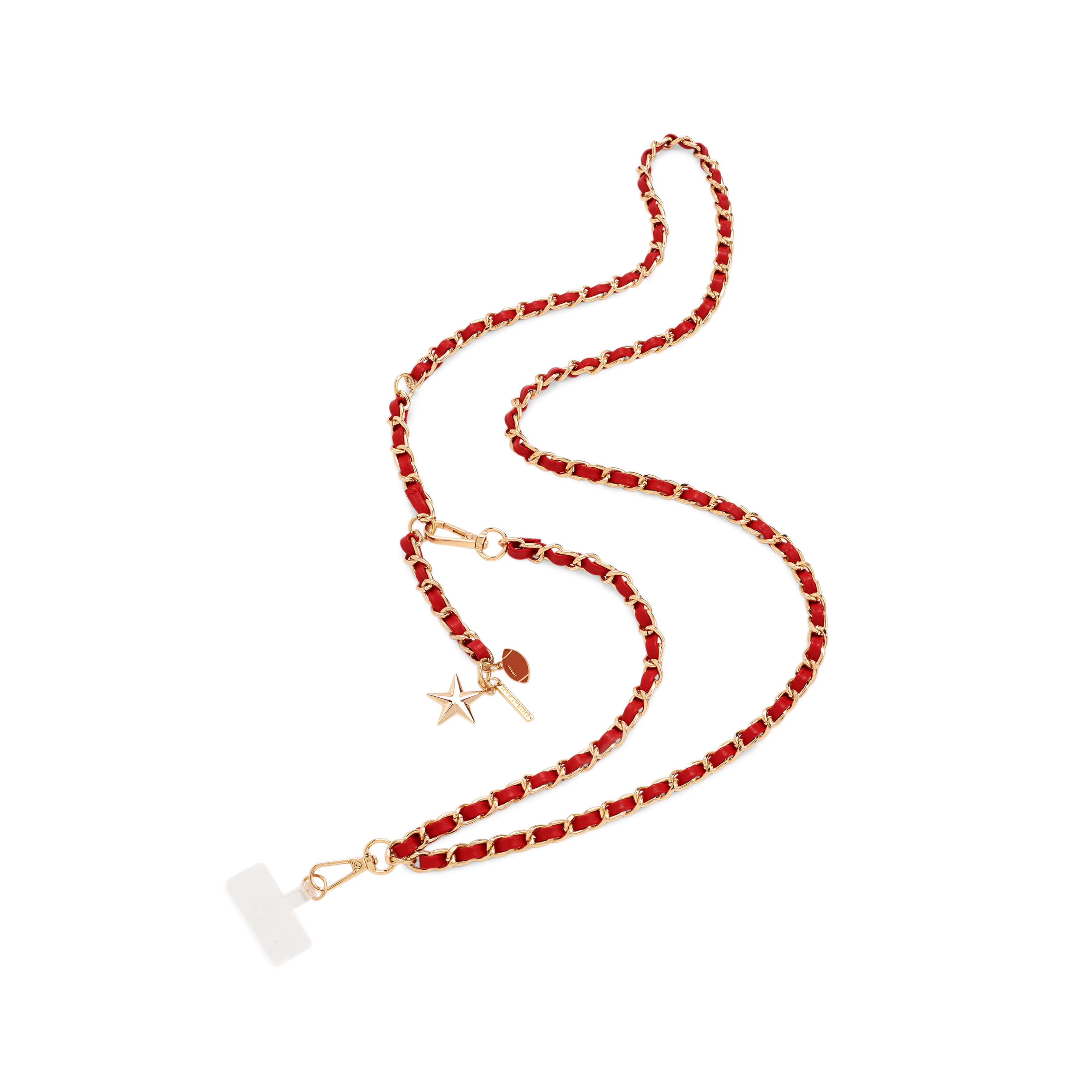 Picture of TAYLOR CROSS-BODY PHONE CHAIN,RED