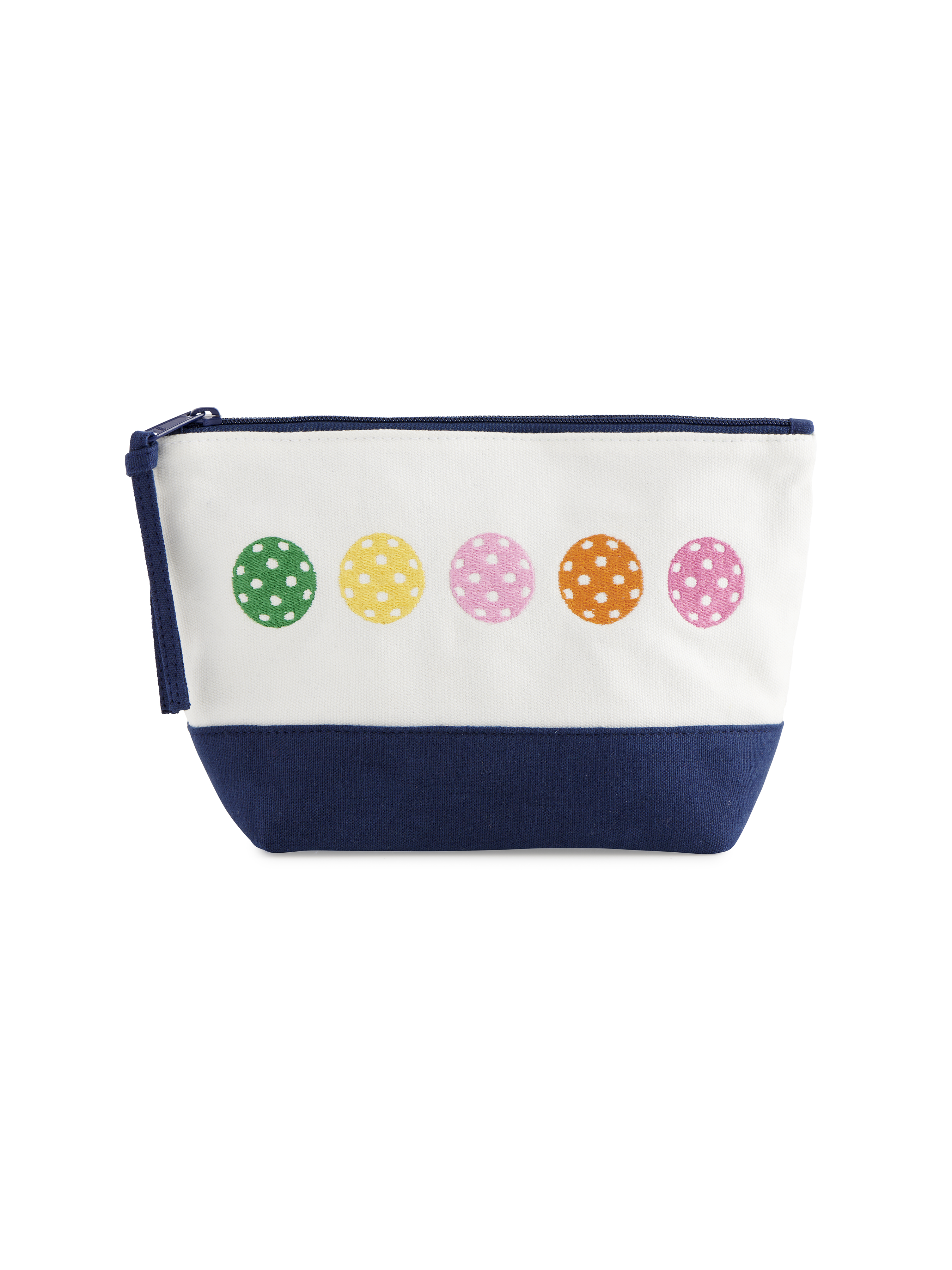 Picture of PICKLEBALLS ZIP POUCH, IVORY