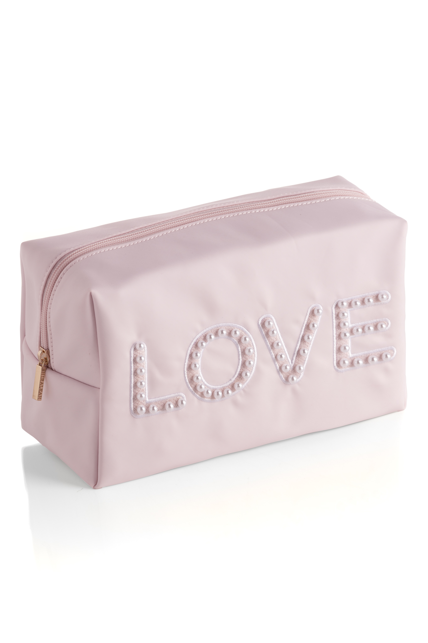 Picture of "LOVE" ZIP POUCH, BLUSH