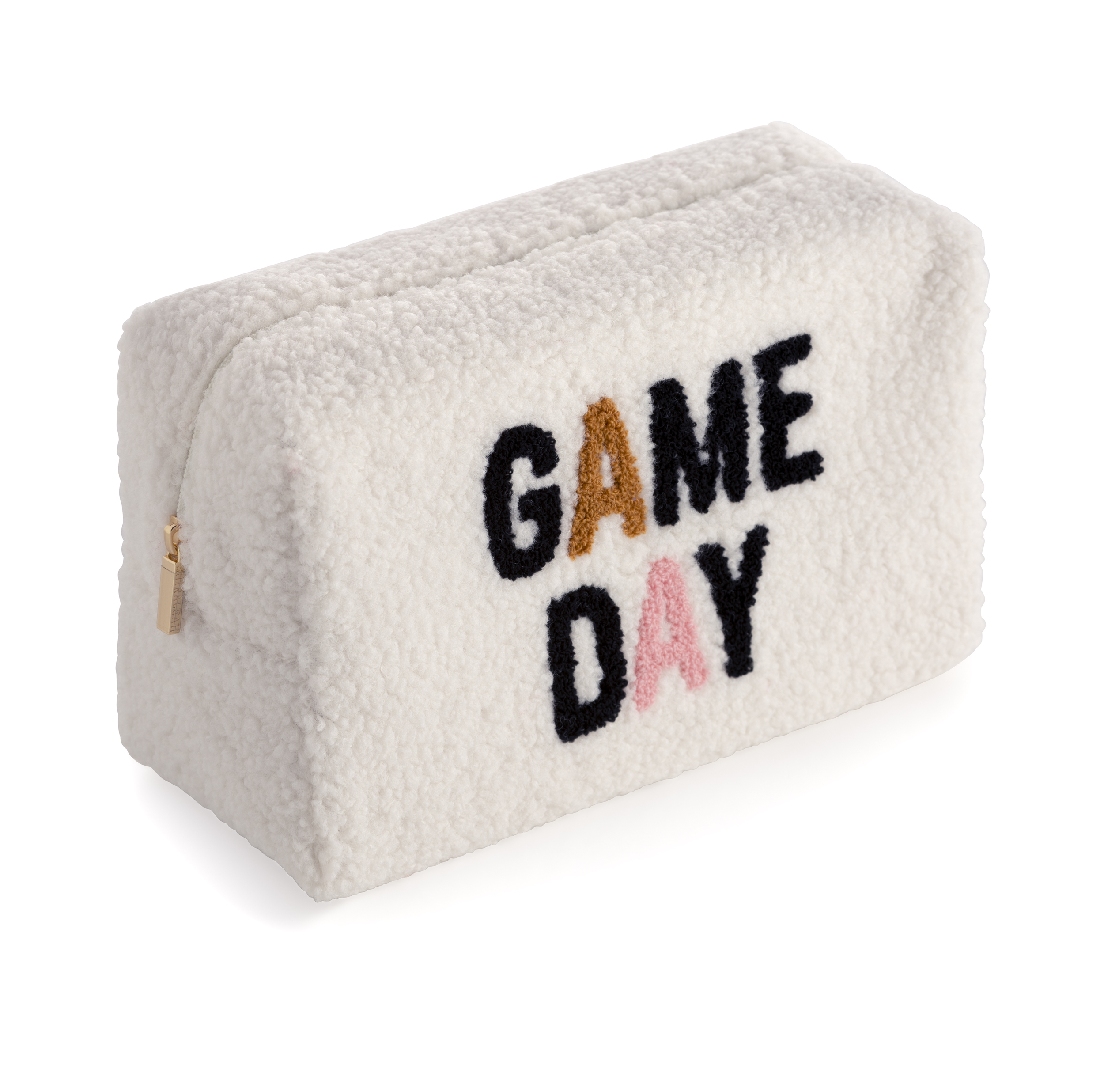 Picture of "GAME DAY" SHERPA ZIP POUCH, IVORY