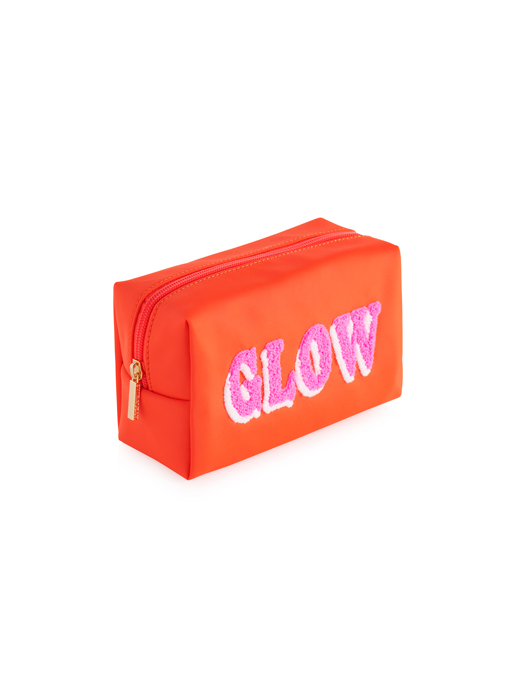 Picture of "GLOW" SMALL ZIP POUCH, TOMATO