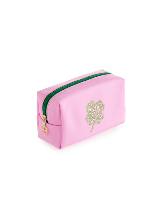 Picture of SHAMROCK SMALL ZIP POUCH, PINK